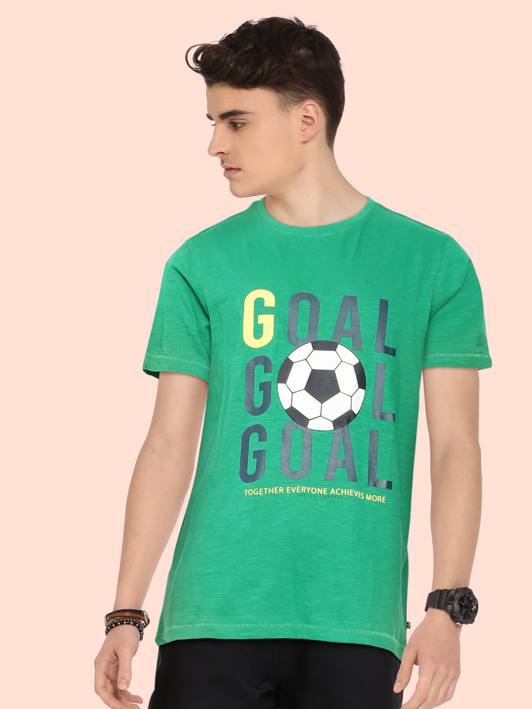 Indian Terrain Boys Green Blue Glow In The Dark Printed Cotton Pure Cotton T-shirt
Indian Terrain Boys Green Blue Glow In The Dark Printed Cotton Pure Cotton T-shirt