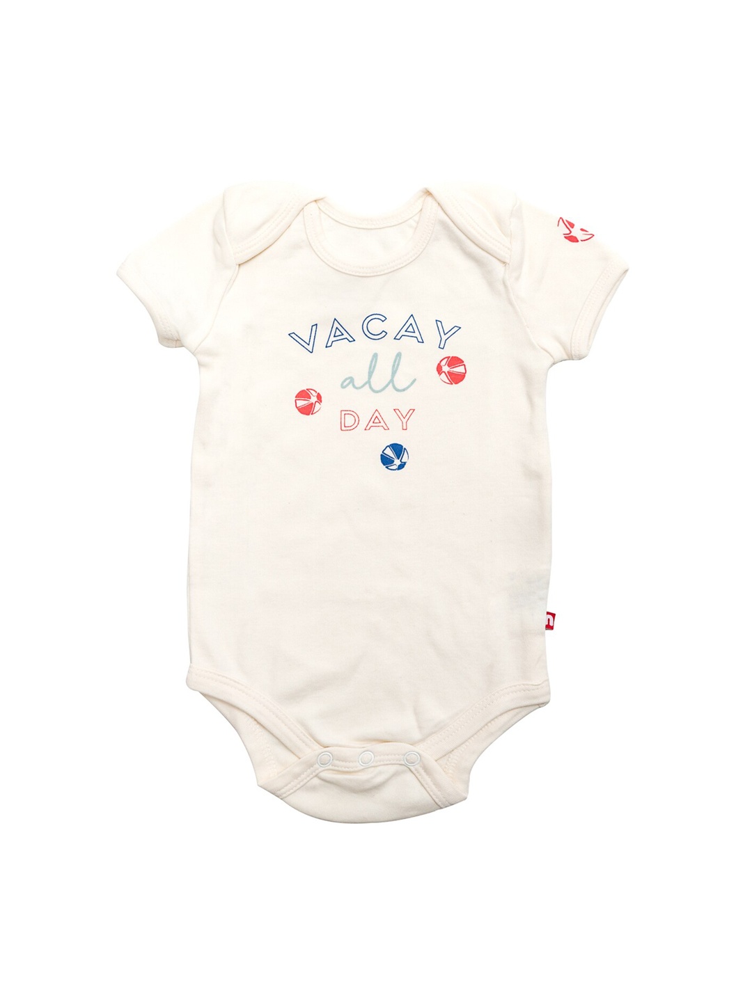 Nino Bambino Infant Kids Cream-Coloured & Blue Printed Pure Organic Cotton Bodysuit
Nino Bambino Infant Kids Cream-Coloured & Blue Printed Pure Organic Cotton Bodysuit