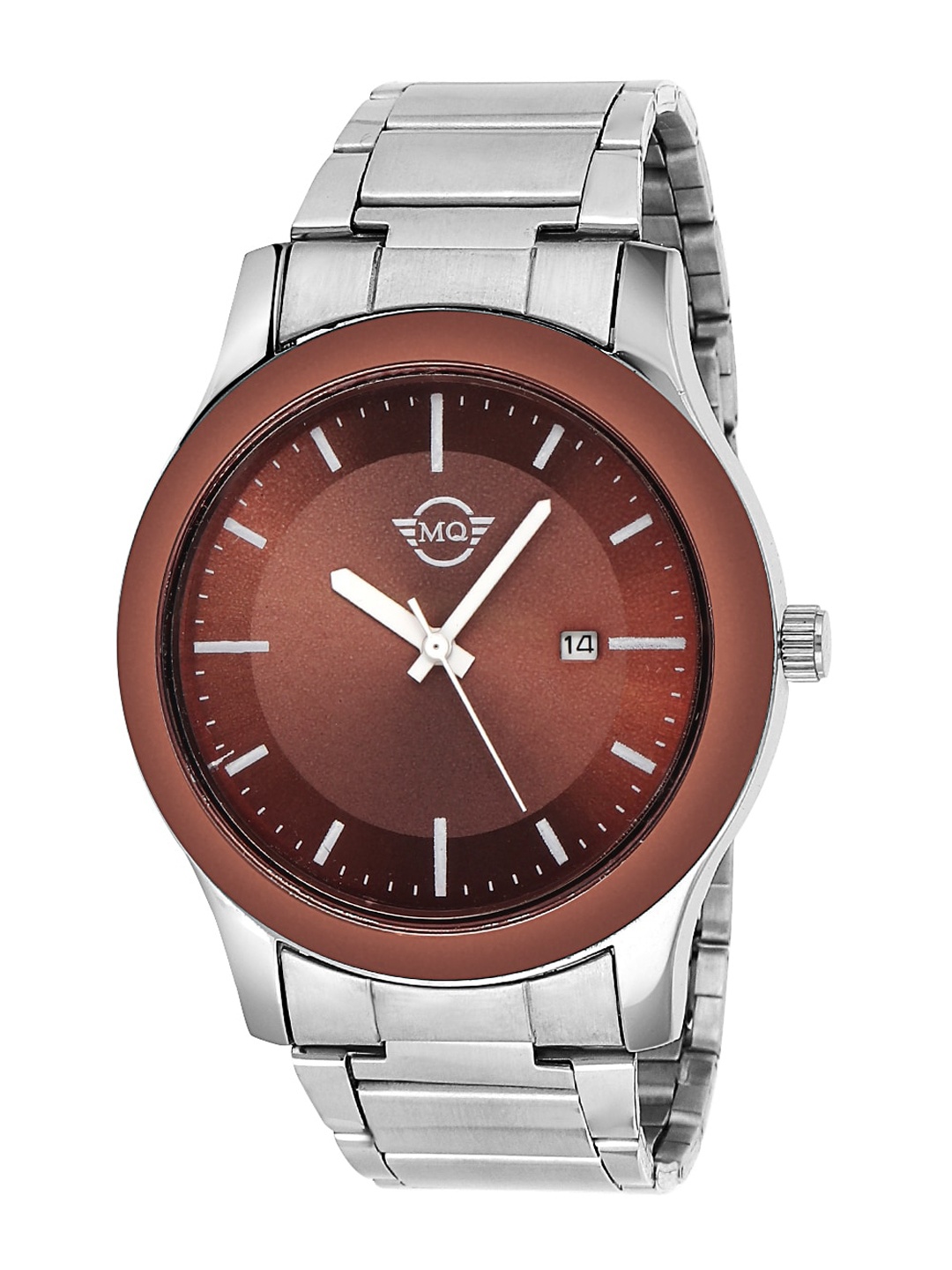 MUTAQINOTI Men Copper-Toned Dial & Silver Toned Stainless Steel Bracelet Style Straps Analogue Automatic Watch
MUTAQINOTI Men Copper-Toned Dial & Silver Toned Stainless Steel Bracelet Style Straps Analogue Automatic Watch