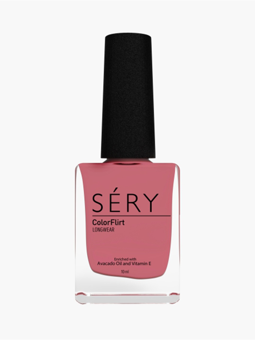 SERY Color Flirt Longwear Nail Paint with Avocado Oil & Vitamin E - Rustic Charm, Pink
SERY Color Flirt Longwear Nail Paint with Avocado Oil & Vitamin E - Rustic Charm, Pink