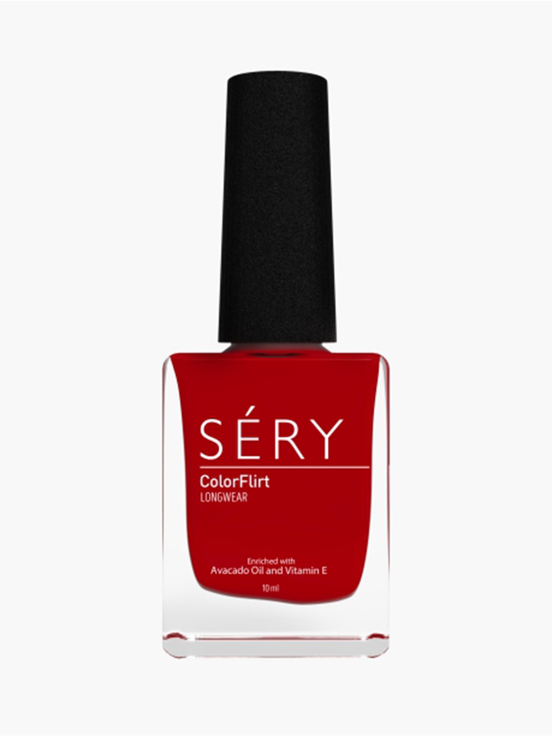 SERY Color Flirt Longwear Nail Paint with Avocado Oil & Vitamin E - Cherry Berry Red
SERY Color Flirt Longwear Nail Paint with Avocado Oil & Vitamin E - Cherry Berry Red