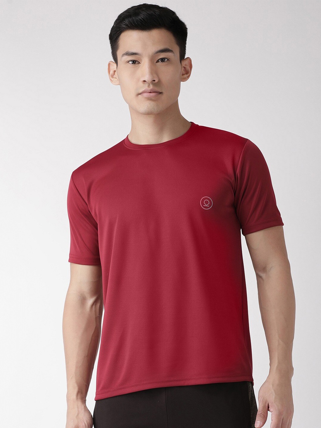 CHKOKKO Men Maroon T-shirt