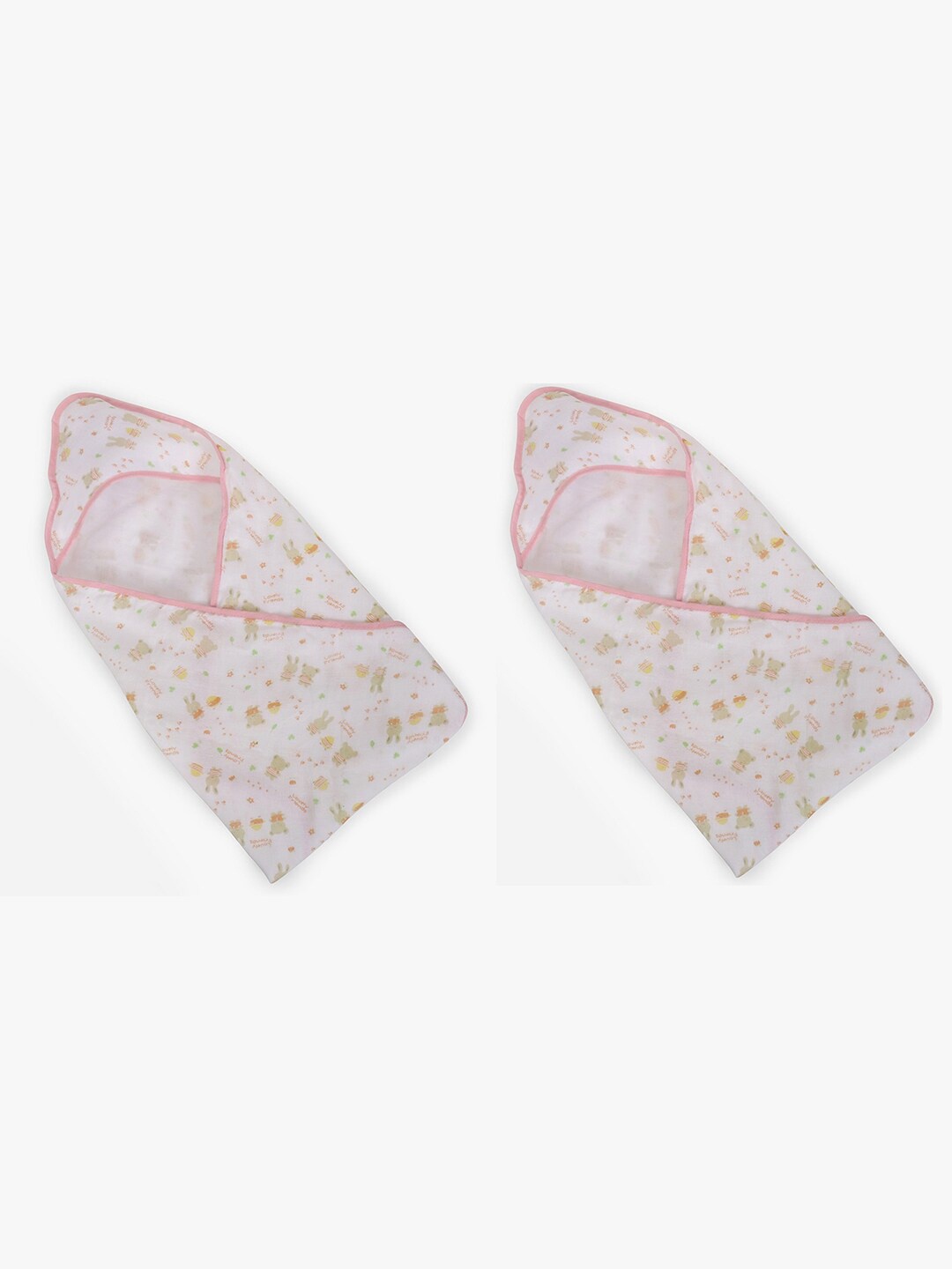 POKORY White & Pink Set of 2 Cartoon Characters Mild Winter 110 GSM Single Bed Blanket
POKORY White & Pink Set of 2 Cartoon Characters Mild Winter 110 GSM Single Bed Blanket