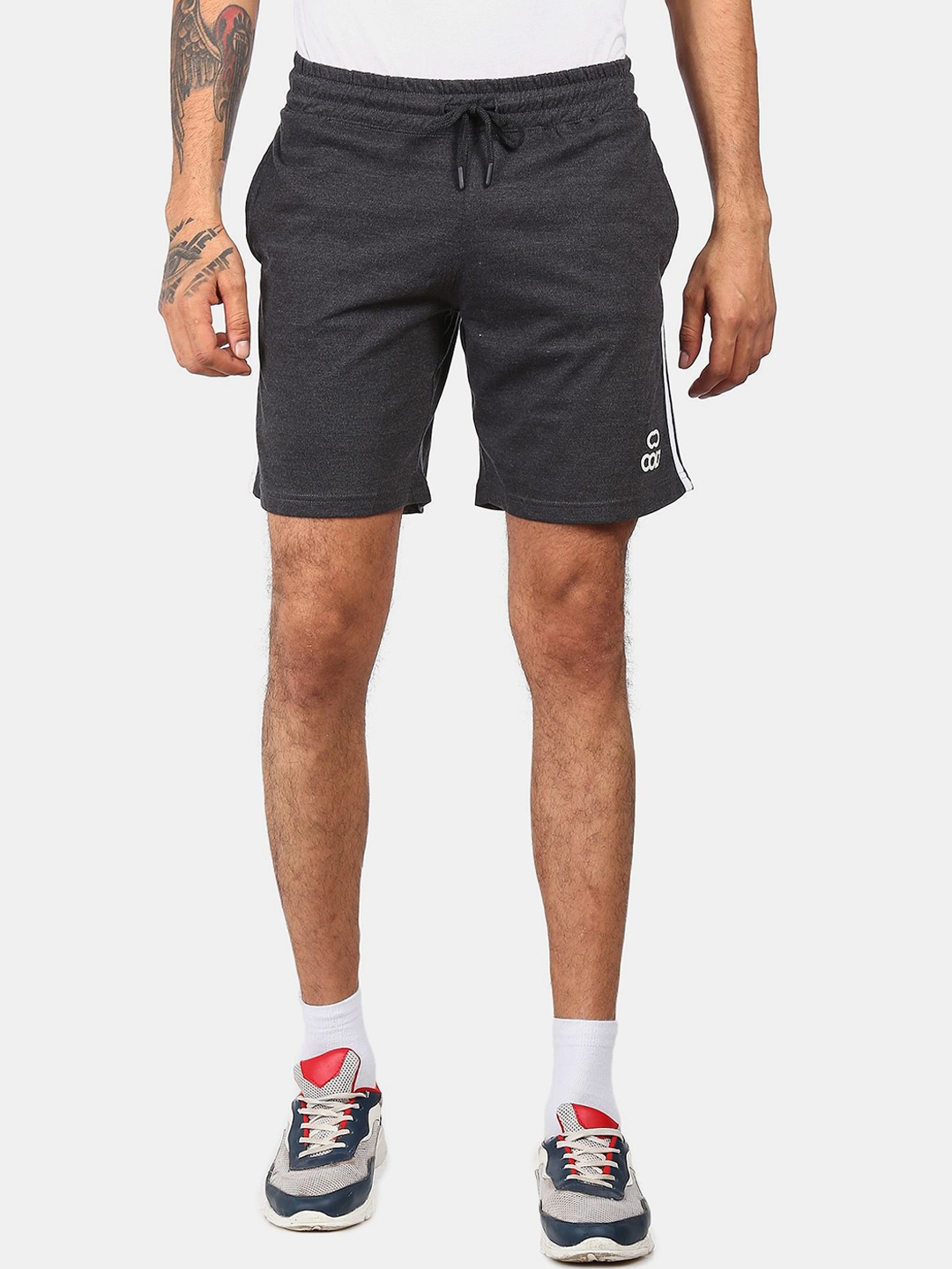 Colt Men Charcoal Grey Sports Shorts