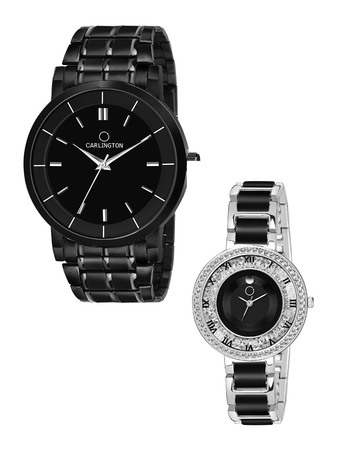 CARLINGTON Unisex Multicoloured Dial & Multicoloured Stainless Steel Bracelet Style Straps Analogue Watch, Black
CARLINGTON Unisex Multicoloured Dial & Multicoloured Stainless Steel Bracelet Style Straps Analogue Watch, Black