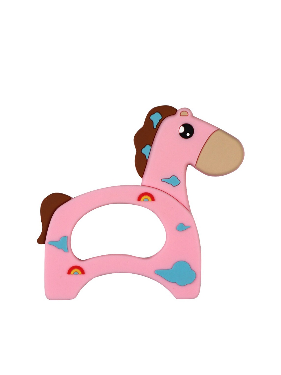 GUCHIGU Infant Kids Pink BPA Free Chew Teether