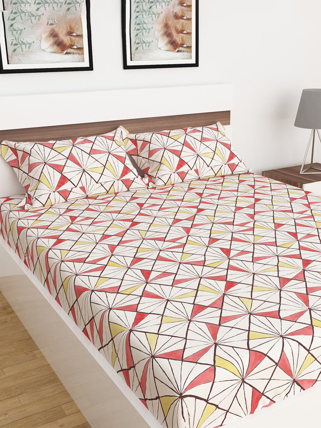 Home Centre Multicolour Juniper Salvador 3 Piece Printed Double Bedsheet Set, Brown
Home Centre Multicolour Juniper Salvador 3 Piece Printed Double Bedsheet Set, Brown