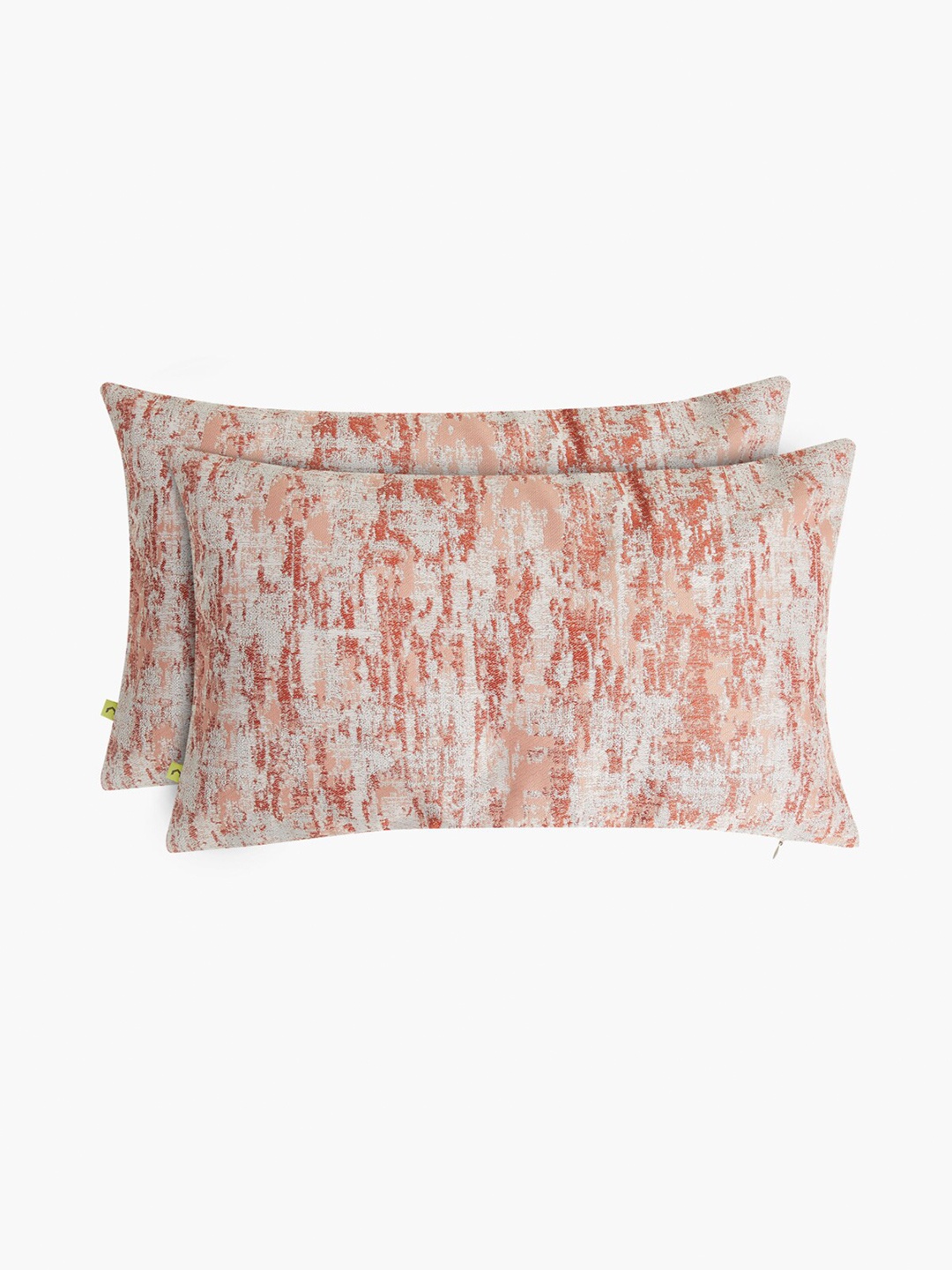 Home Centre Set Of 2 Peach-coloured Jacquard Woven Designed Rectangle Cushion Cover
Home Centre Set Of 2 Peach-coloured Jacquard Woven Designed Rectangle Cushion Cover