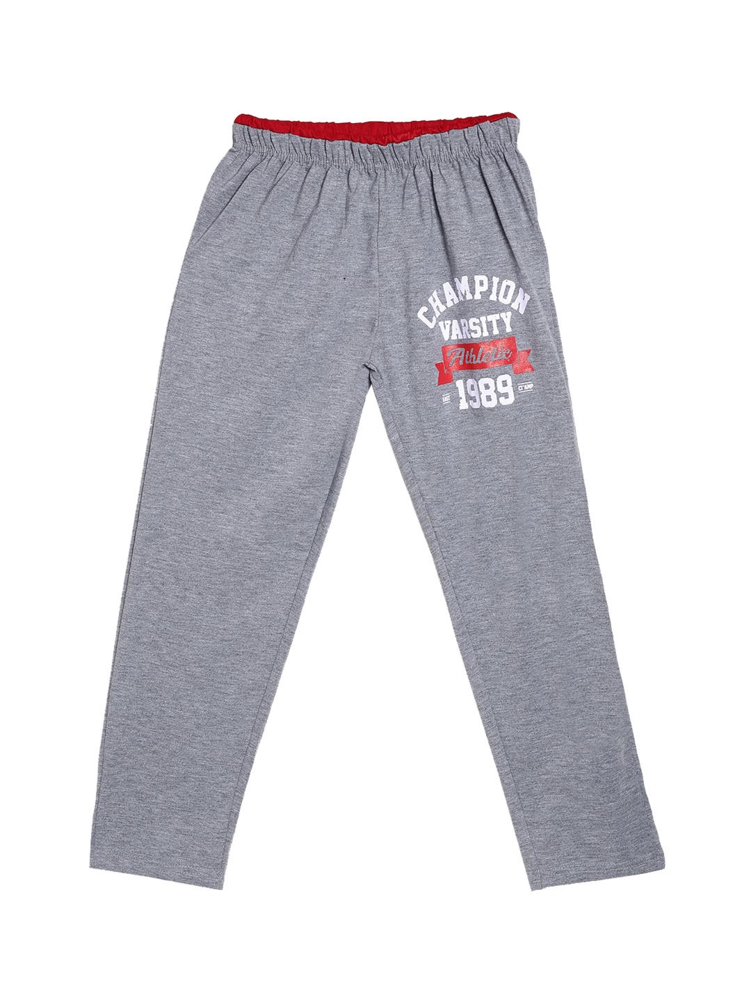 SWEET ANGEL Girls Grey Melange Typography Printed Straight-Fit Pure Cotton Track Pants
SWEET ANGEL Girls Grey Melange Typography Printed Straight-Fit Pure Cotton Track Pants