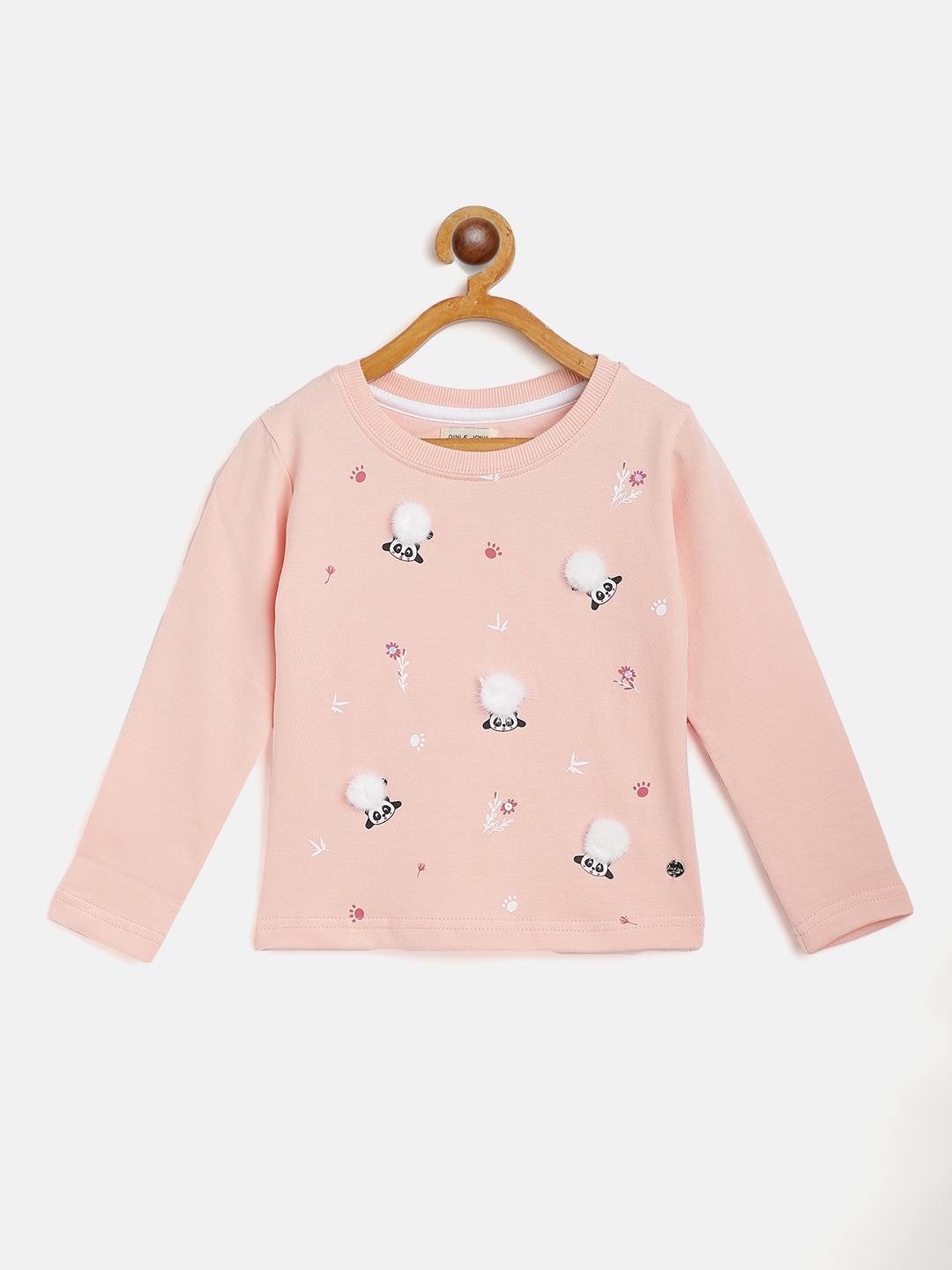 Gini and Jony Infant Girls Peach-Coloured & White Panda Print Faux Fur Cotton T-shirt
Gini and Jony Infant Girls Peach-Coloured & White Panda Print Faux Fur Cotton T-shirt