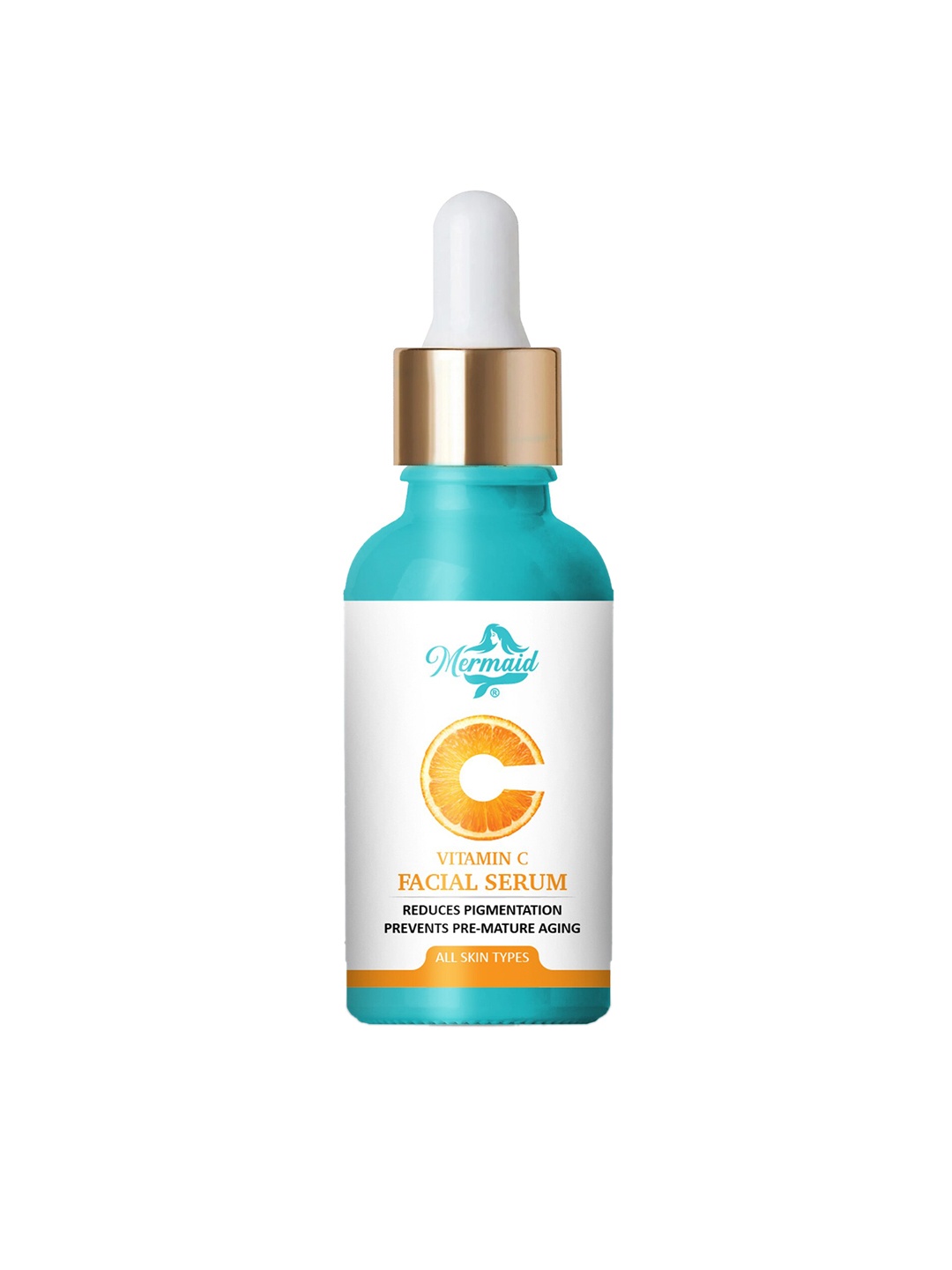 Mermaid Vitamin C Pigmentation & Pre Mature Ageing Reducing Facial Serum - 29.5ml, Blue
Mermaid Vitamin C Pigmentation & Pre Mature Ageing Reducing Facial Serum - 29.5ml, Blue