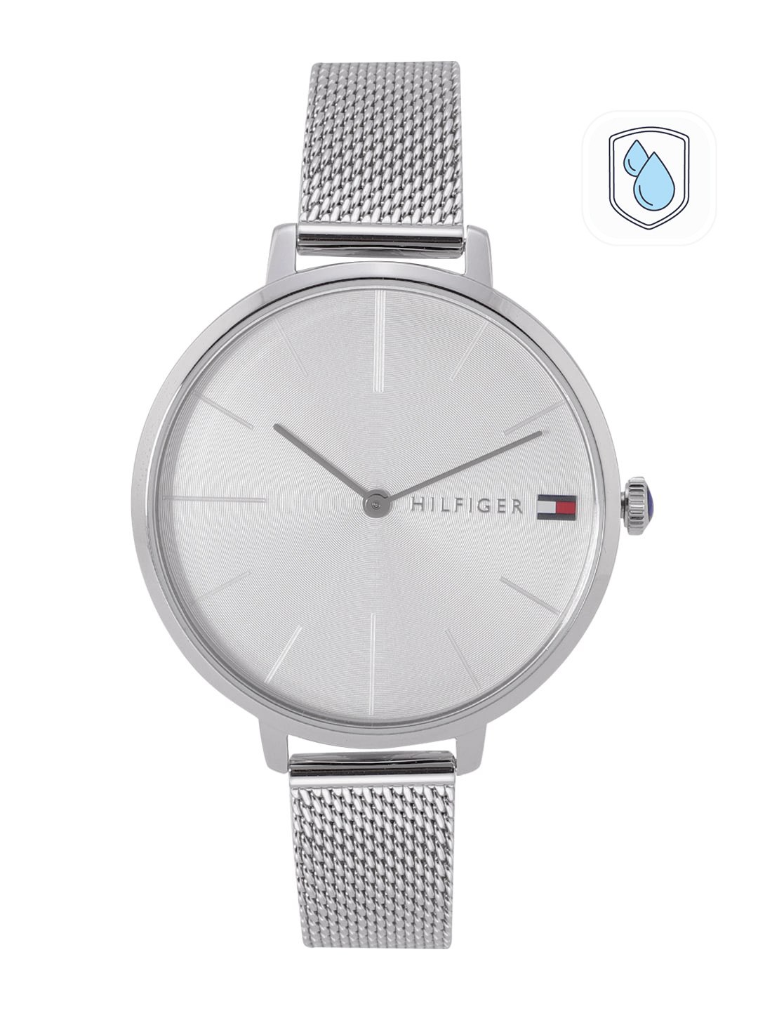 Tommy Hilfiger Women Silver-Toned Dial & Bracelet Style Straps Analogue Watch TH1782163W
Tommy Hilfiger Women Silver-Toned Dial & Bracelet Style Straps Analogue Watch TH1782163W