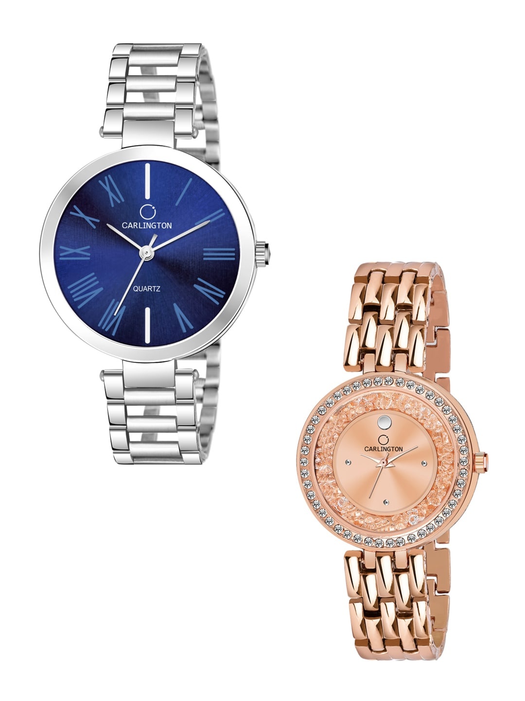 CARLINGTON Women Multicoloured Embellished Dial & Multicoloured Stainless Steel Bracelet Style Straps Watch, Blue
CARLINGTON Women Multicoloured Embellished Dial & Multicoloured Stainless Steel Bracelet Style Straps Watch, Blue