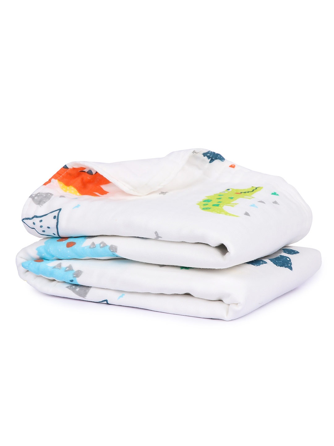 Butterthief Baby's White & Blue 6 Layer Organic Cotton Muslin Blanket Cum Wrapper Sheet
Butterthief Baby's White & Blue 6 Layer Organic Cotton Muslin Blanket Cum Wrapper Sheet