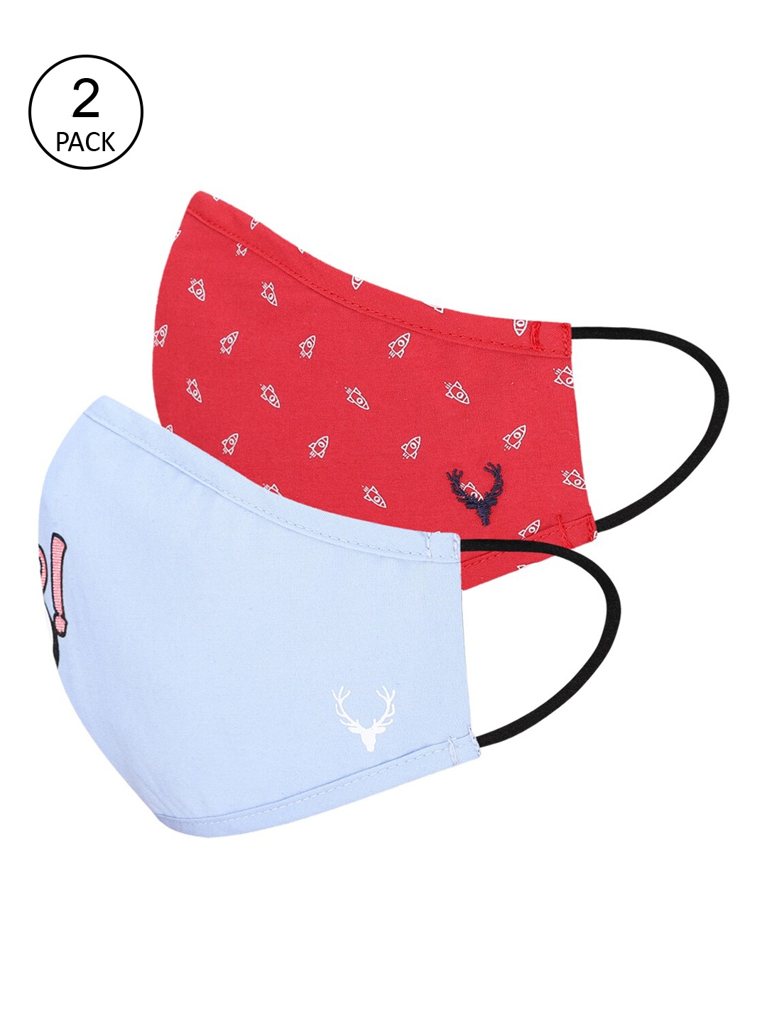 Allen Solly Junior Unisex Kids Pack Of 2 Blue & Red 3-Ply Cotton Protective Outdoor Masks
Allen Solly Junior Unisex Kids Pack Of 2 Blue & Red 3-Ply Cotton Protective Outdoor Masks