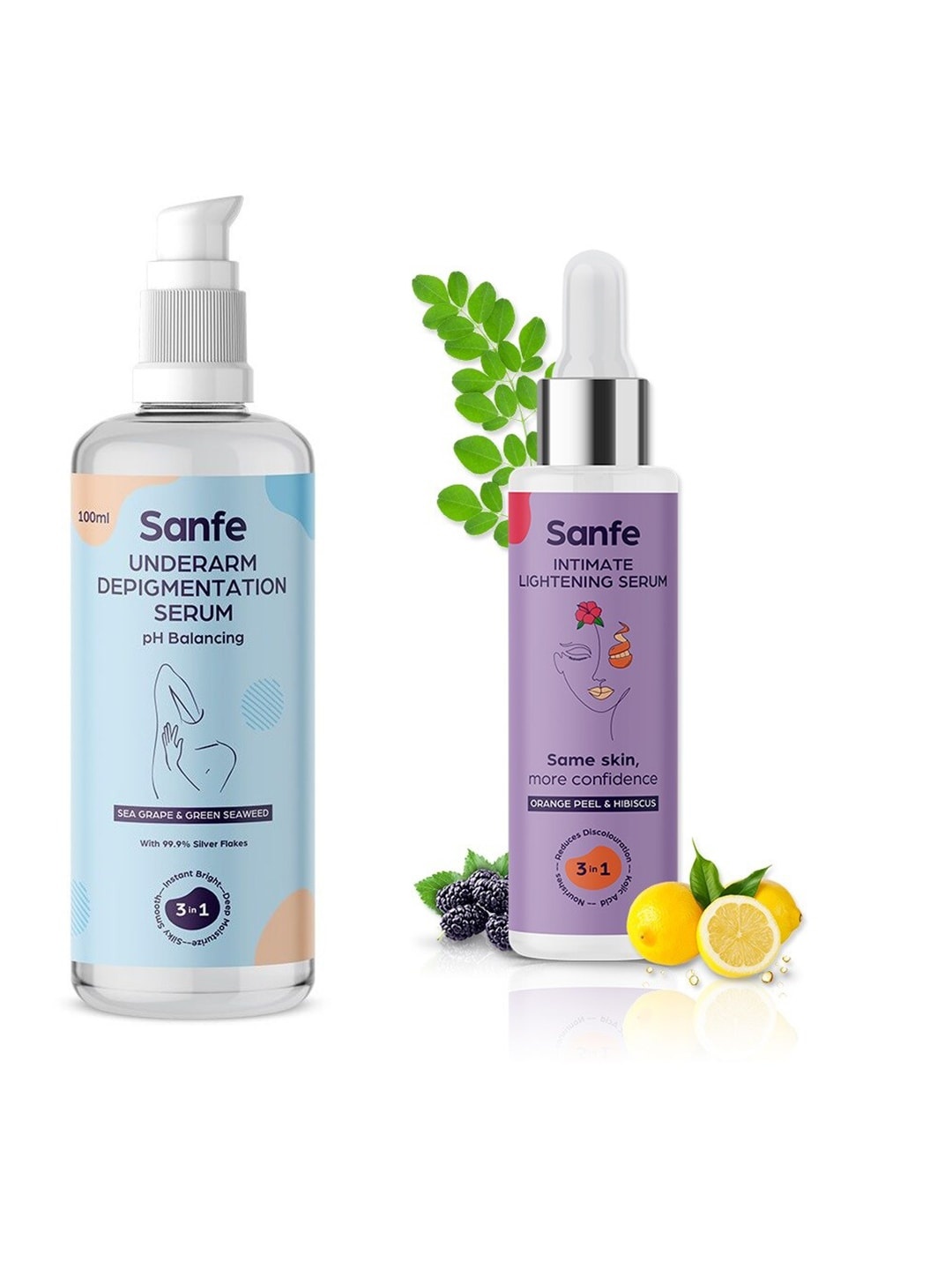 Sanfe Underarm Depigmenting Serum with Orange Peel Intimate Lightening Serum-100ml, Coral
Sanfe Underarm Depigmenting Serum with Orange Peel Intimate Lightening Serum-100ml, Coral