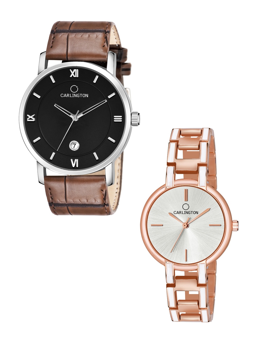 CARLINGTON Women Multicoloured Dial & Multicoloured Stainless Steel Straps Analogue Watch Combo G02L Brown
CARLINGTON Women Multicoloured Dial & Multicoloured Stainless Steel Straps Analogue Watch Combo G02L Brown