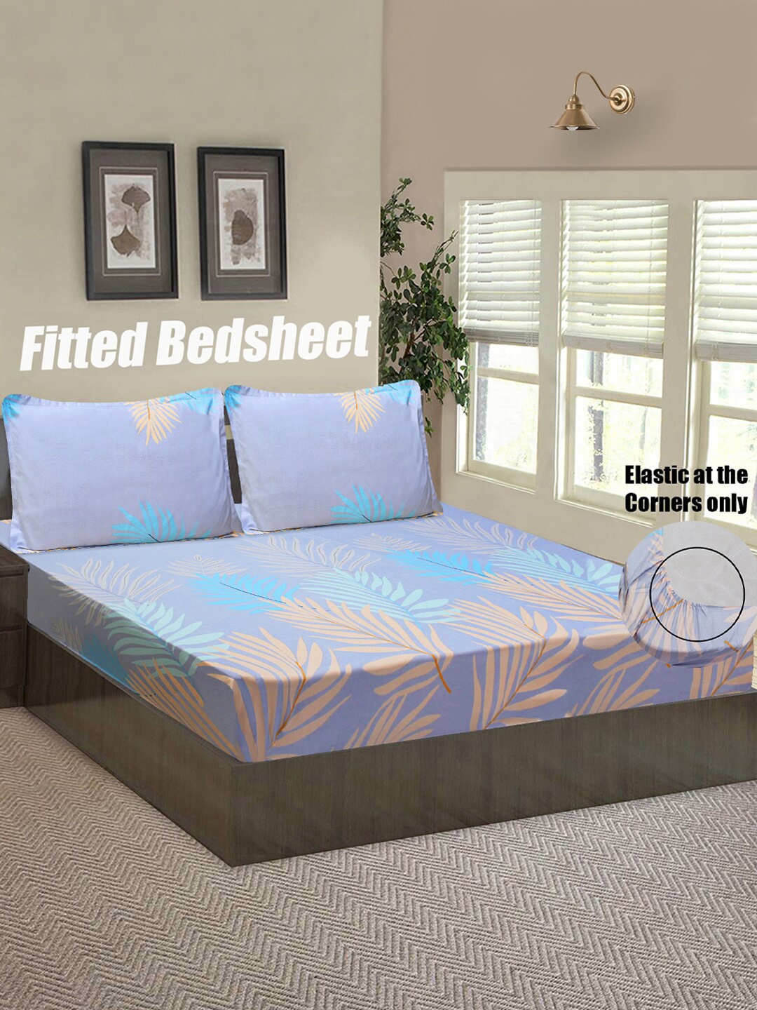 Good Homes by Home Candy Grey & Peach-Coloured Floral 144 TC Queen Bedsheet with 2 Pillow Covers
Good Homes by Home Candy Grey & Peach-Coloured Floral 144 TC Queen Bedsheet with 2 Pillow Covers