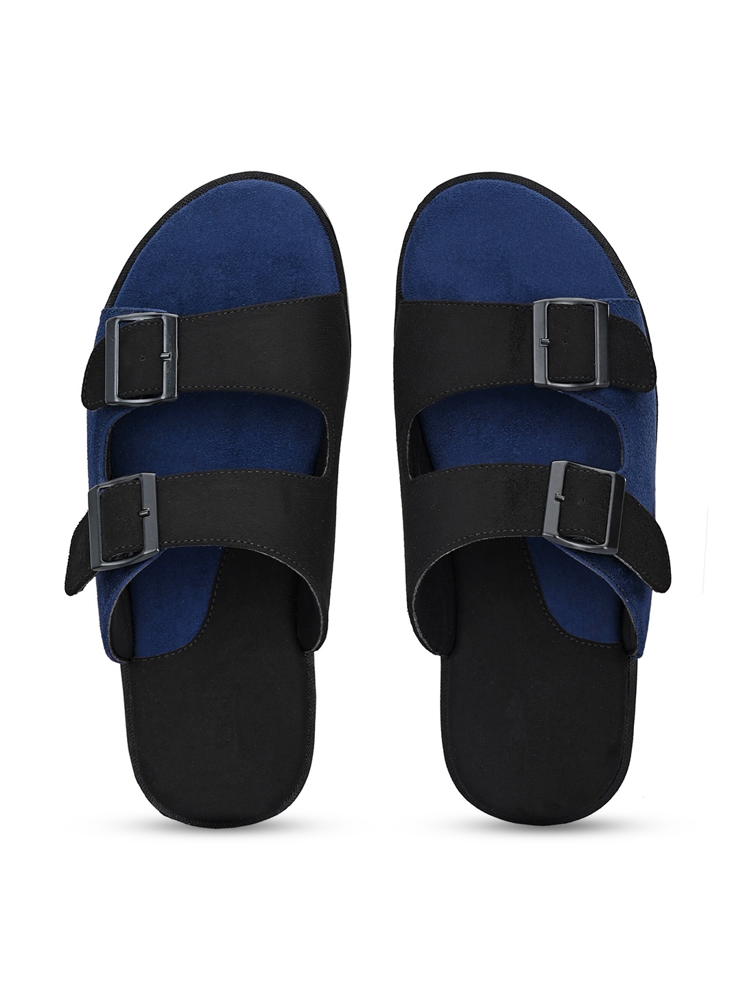 EXTRIMOS Men Blue & Black Slip-On