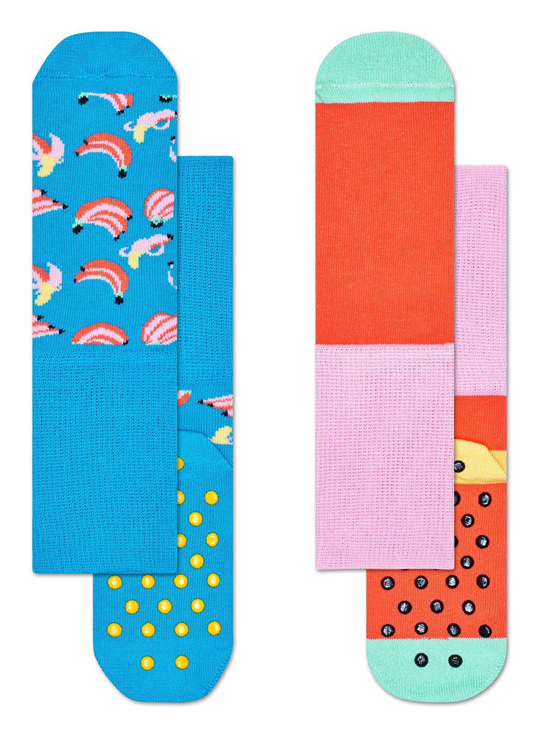 Happy Socks Infant Kids Pack Of 2 Patterned Above Ankle-Length Anti-Slip Socks, Blue
Happy Socks Infant Kids Pack Of 2 Patterned Above Ankle-Length Anti-Slip Socks, Blue