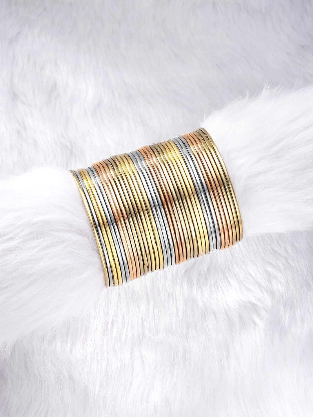 Peora Women Set of 36 Gold-Plated Multicoloured Traditional Antique Look Oxidised Bangles, Multi
Peora Women Set of 36 Gold-Plated Multicoloured Traditional Antique Look Oxidised Bangles, Multi