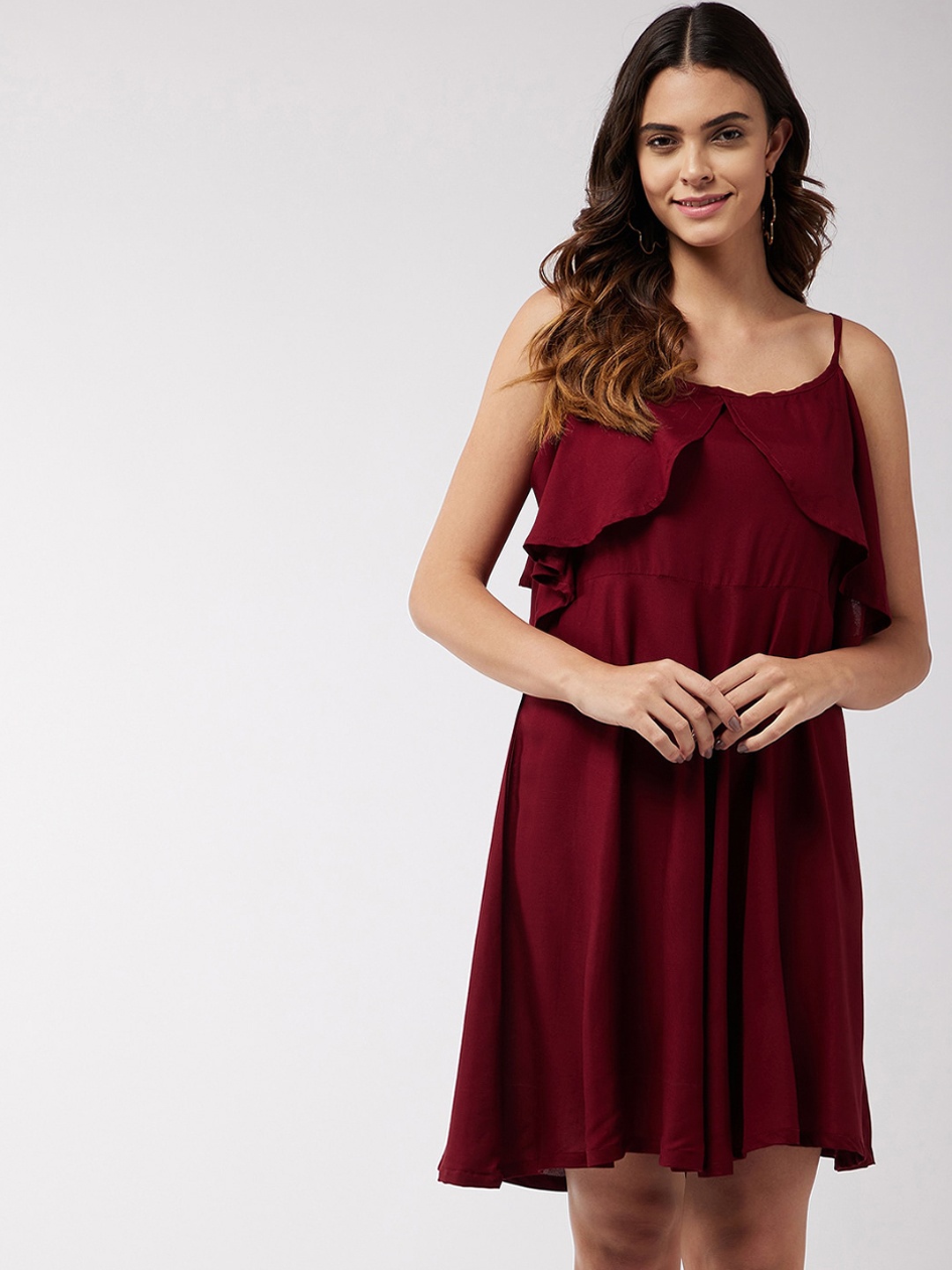 InWeave Maroon Dress