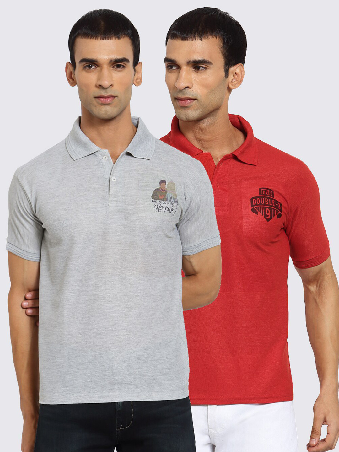 KLOTTHE Men Grey 2 Polo Collar T-shirt
KLOTTHE Men Grey 2 Polo Collar T-shirt