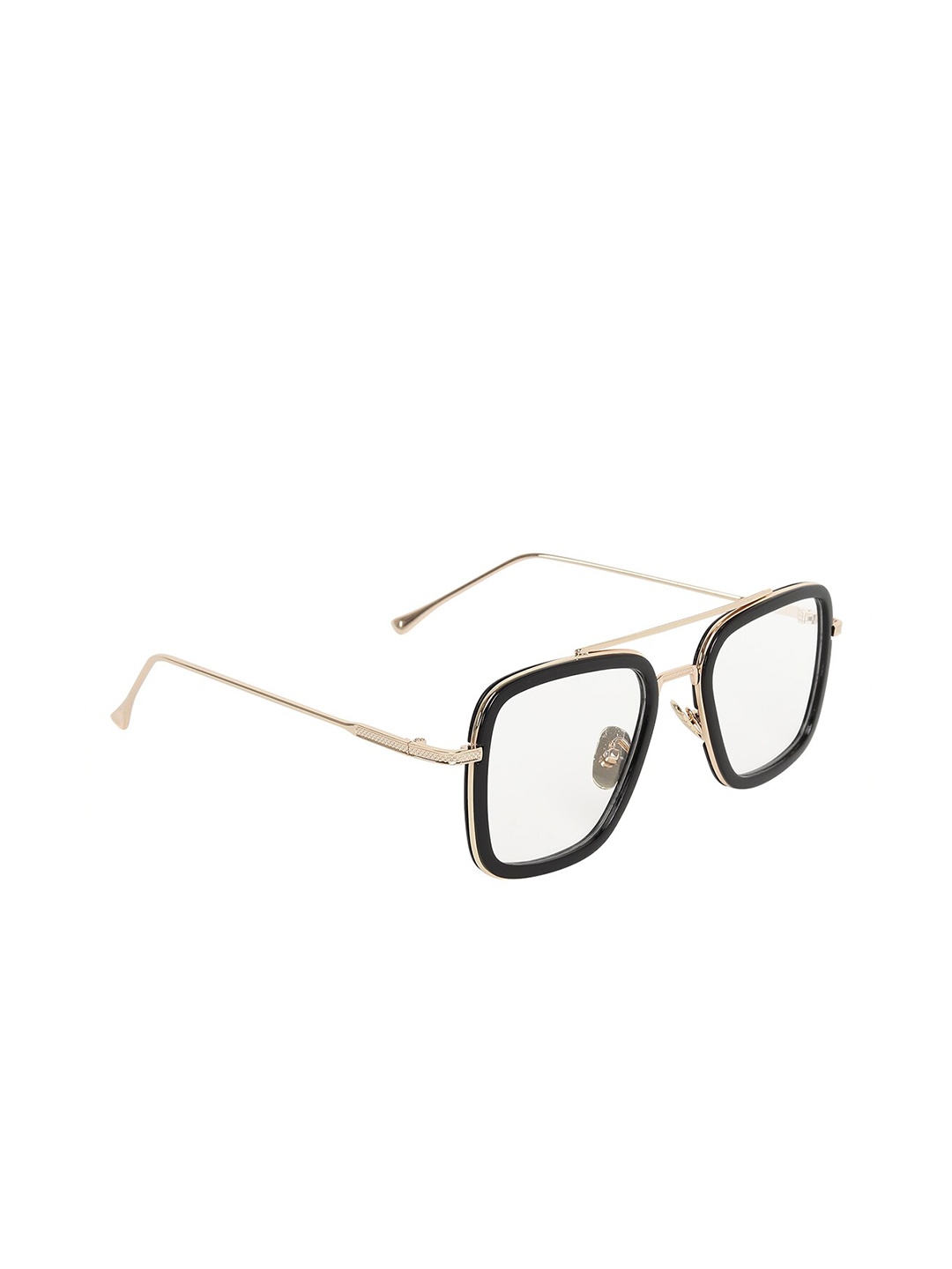 SCAGLIA Unisex Clear Lens & Gold-Toned Square Sunglasses with UV Protected Lens, Transparent
SCAGLIA Unisex Clear Lens & Gold-Toned Square Sunglasses with UV Protected Lens, Transparent