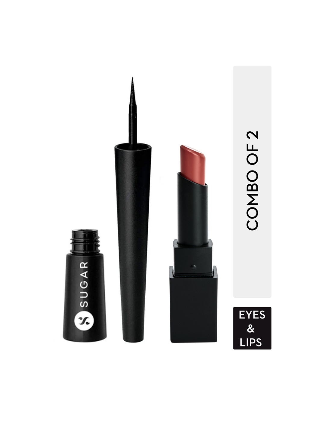 SUGAR Set Of Nothing Else Matter Longwear Lipstick 03 & Gloss Boss 24HR Eyeliner- 01, Rust
SUGAR Set Of Nothing Else Matter Longwear Lipstick 03 & Gloss Boss 24HR Eyeliner- 01, Rust