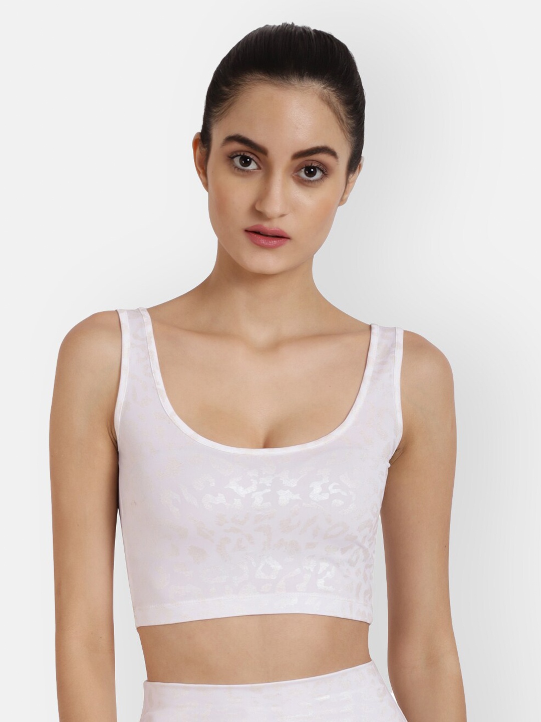 R26 White Bralette Crop Top