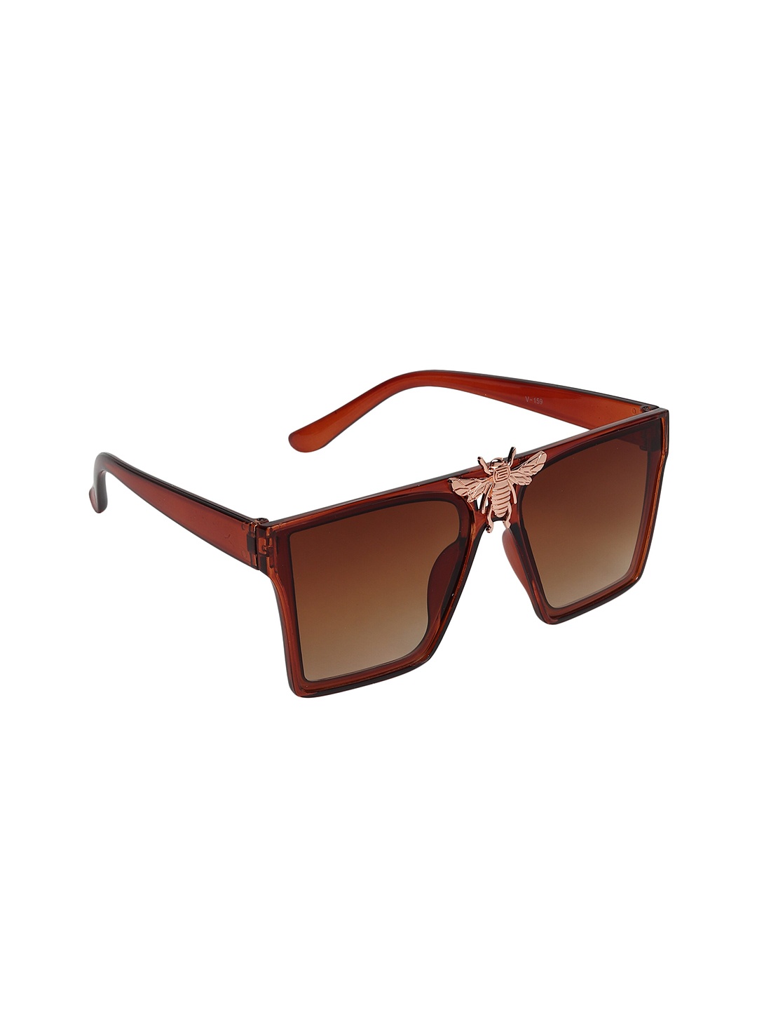 CELEBRITY SUNGLASSES Unisex Brown UV Protected Lens & Brown Square Sunglasses CL-IF-Nora-S
CELEBRITY SUNGLASSES Unisex Brown UV Protected Lens & Brown Square Sunglasses CL-IF-Nora-S
