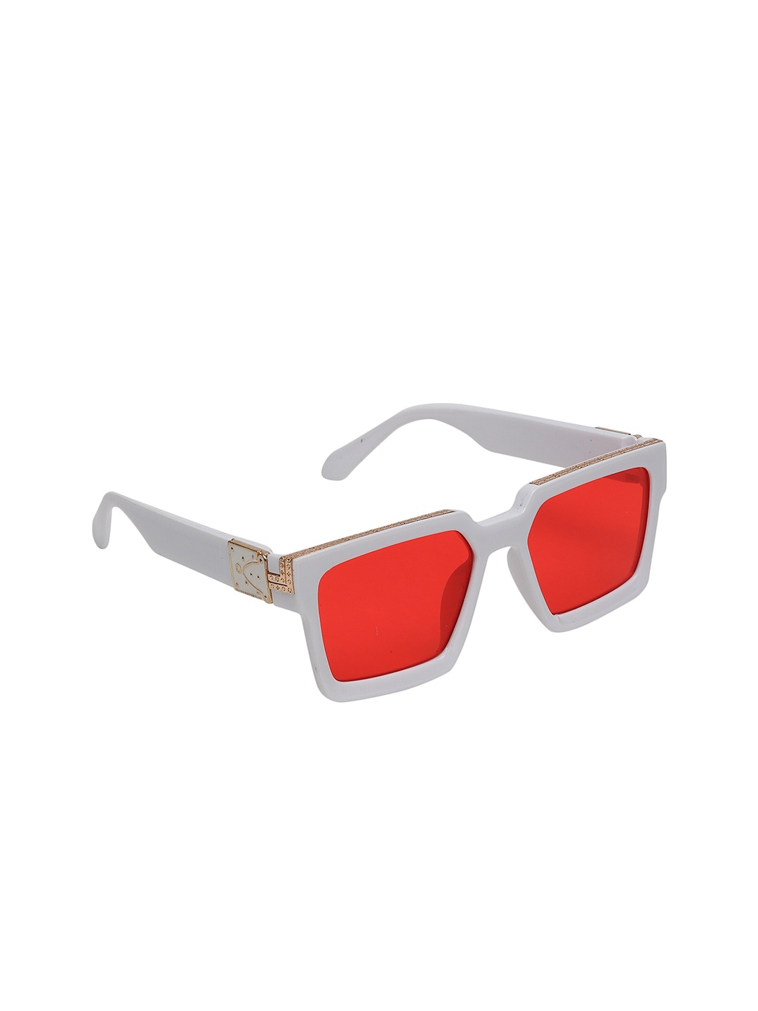 CELEBRITY SUNGLASSES Unisex Red UV Protected Lens & White Square Sunglasses CL-EDDY-Jass
CELEBRITY SUNGLASSES Unisex Red UV Protected Lens & White Square Sunglasses CL-EDDY-Jass