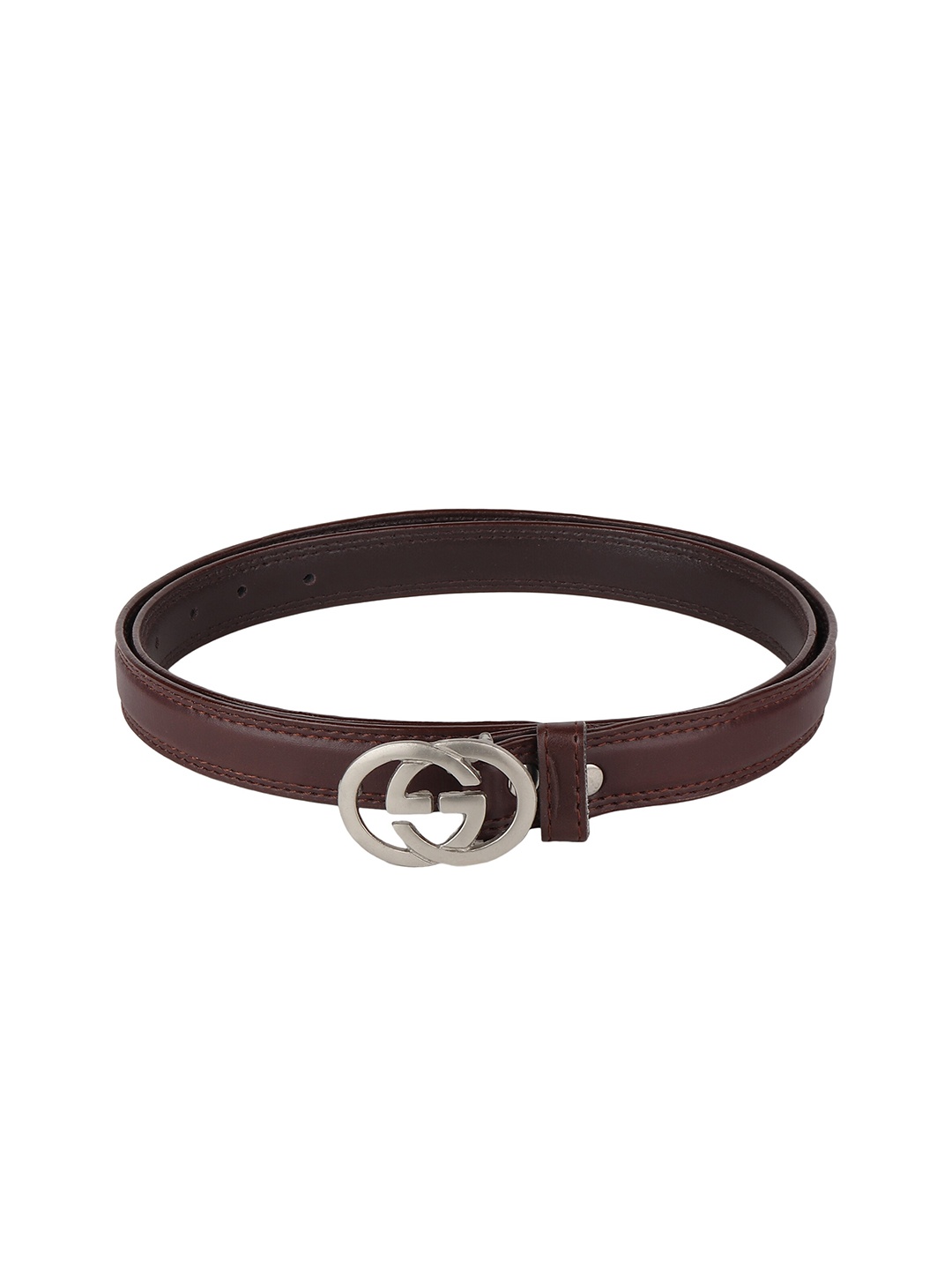 Swiss Design Women Brown PU Belt