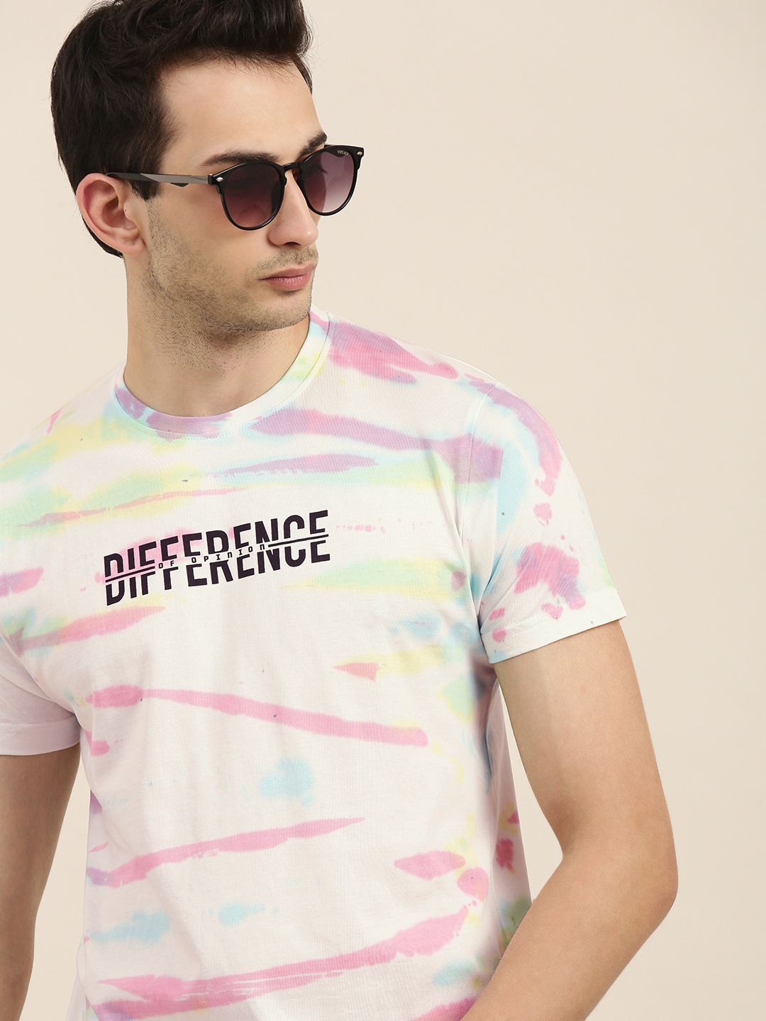 Difference of Opinion Men Multicoloured Tie and Dye Dyed Pure Cotton T-shirt, Multi
Difference of Opinion Men Multicoloured Tie and Dye Dyed Pure Cotton T-shirt, Multi