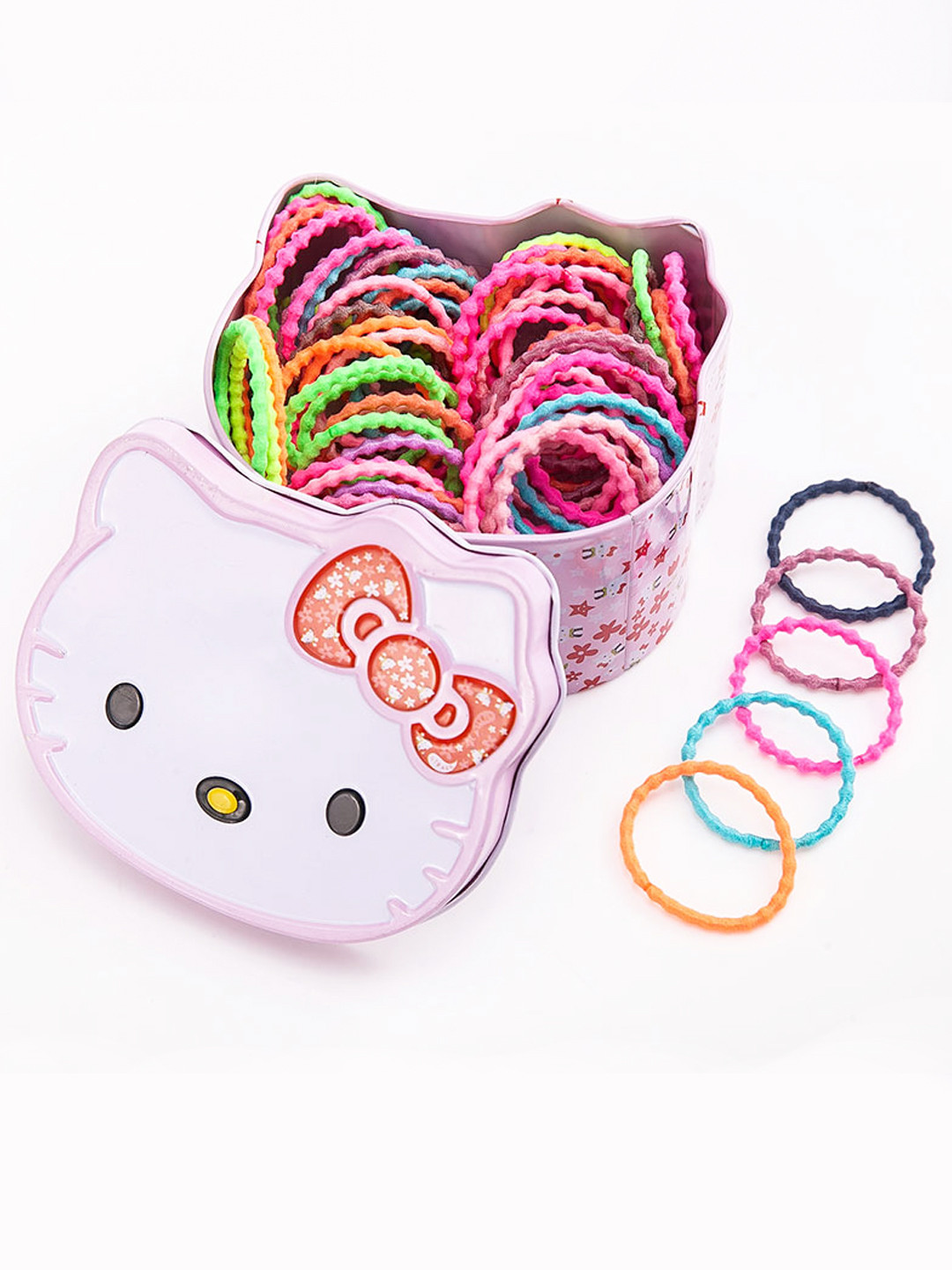 Yellow Chimes Girls Set of 100 Pcs Holders Neon Colors with Kitty Tin Storage Box, Pink
Yellow Chimes Girls Set of 100 Pcs Holders Neon Colors with Kitty Tin Storage Box, Pink