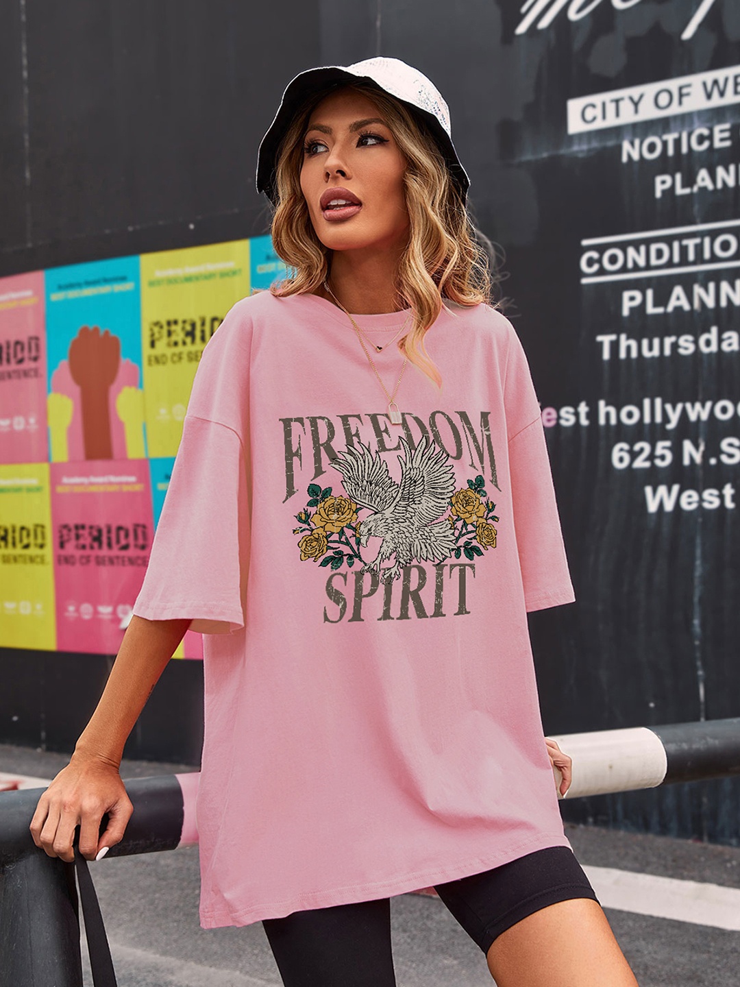 URBANIC Women Pink Relaxed Fit Typography Printed Drop-Shoulder Sleeves Longline T-shirt
URBANIC Women Pink Relaxed Fit Typography Printed Drop-Shoulder Sleeves Longline T-shirt