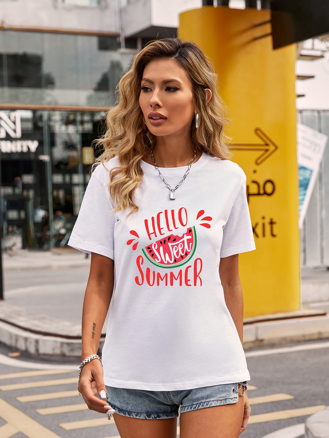 URBANIC Women White & Red Typography Printed T-shirt
URBANIC Women White & Red Typography Printed T-shirt