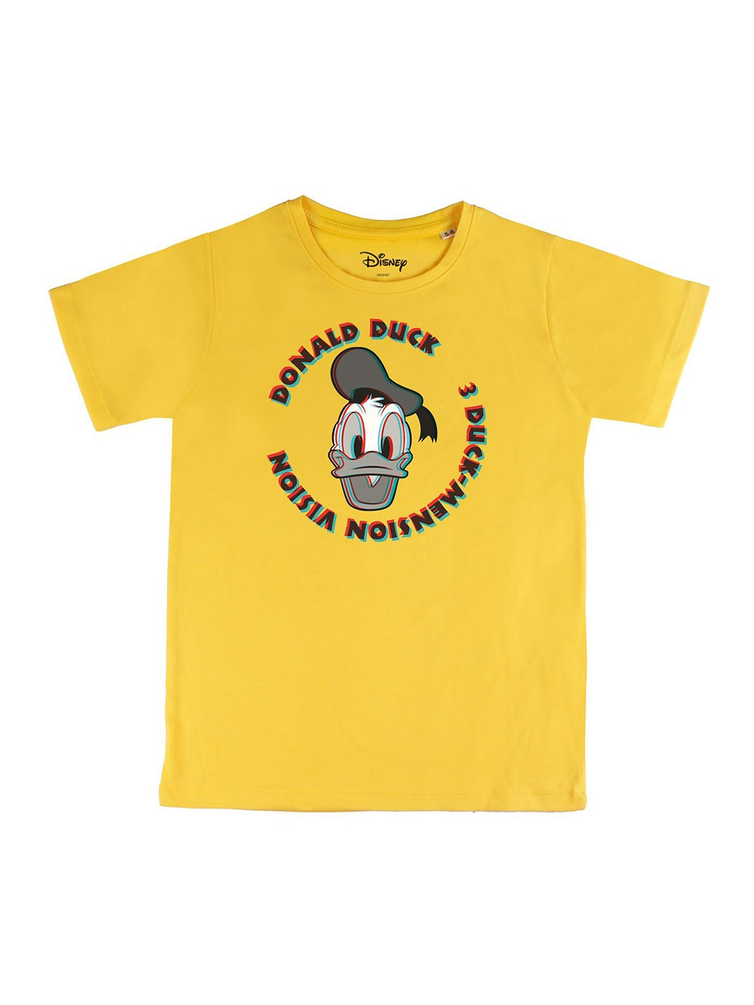 Disney by Wear Your Mind Boys Yellow White Donald Duck Printed Cotton Pure Cotton T-shirt
Disney by Wear Your Mind Boys Yellow White Donald Duck Printed Cotton Pure Cotton T-shirt