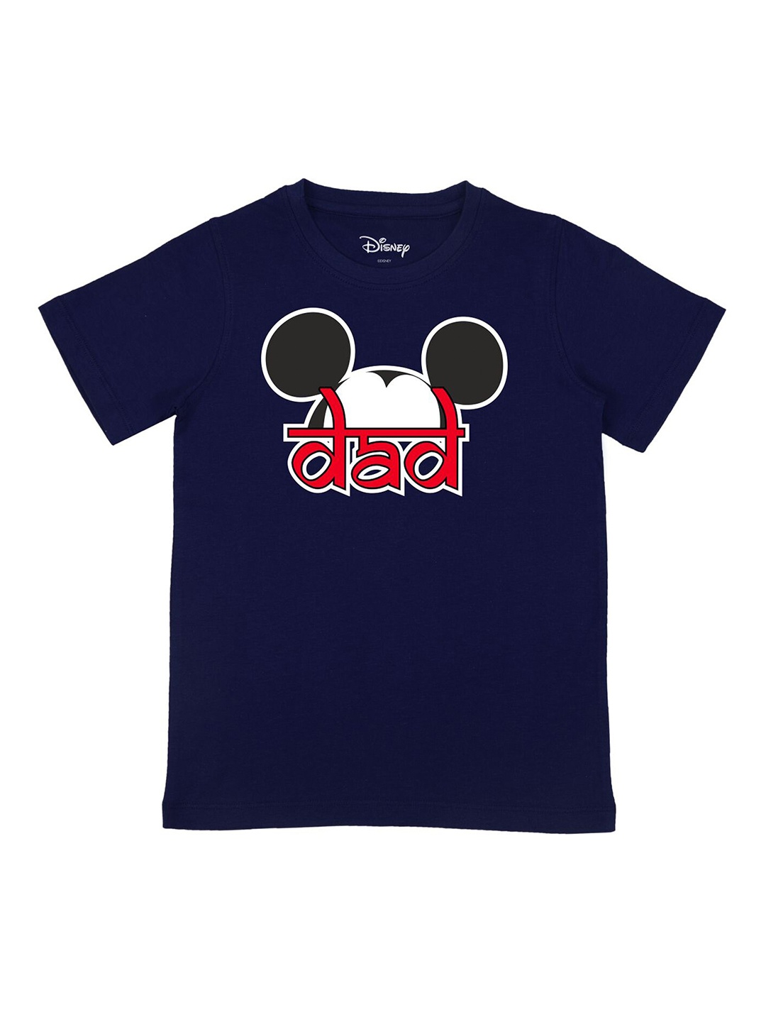 Disney by Wear Your Mind Boys Navy Blue Black Mickey Mouse Printed Pure Cotton T-shirt
Disney by Wear Your Mind Boys Navy Blue Black Mickey Mouse Printed Pure Cotton T-shirt