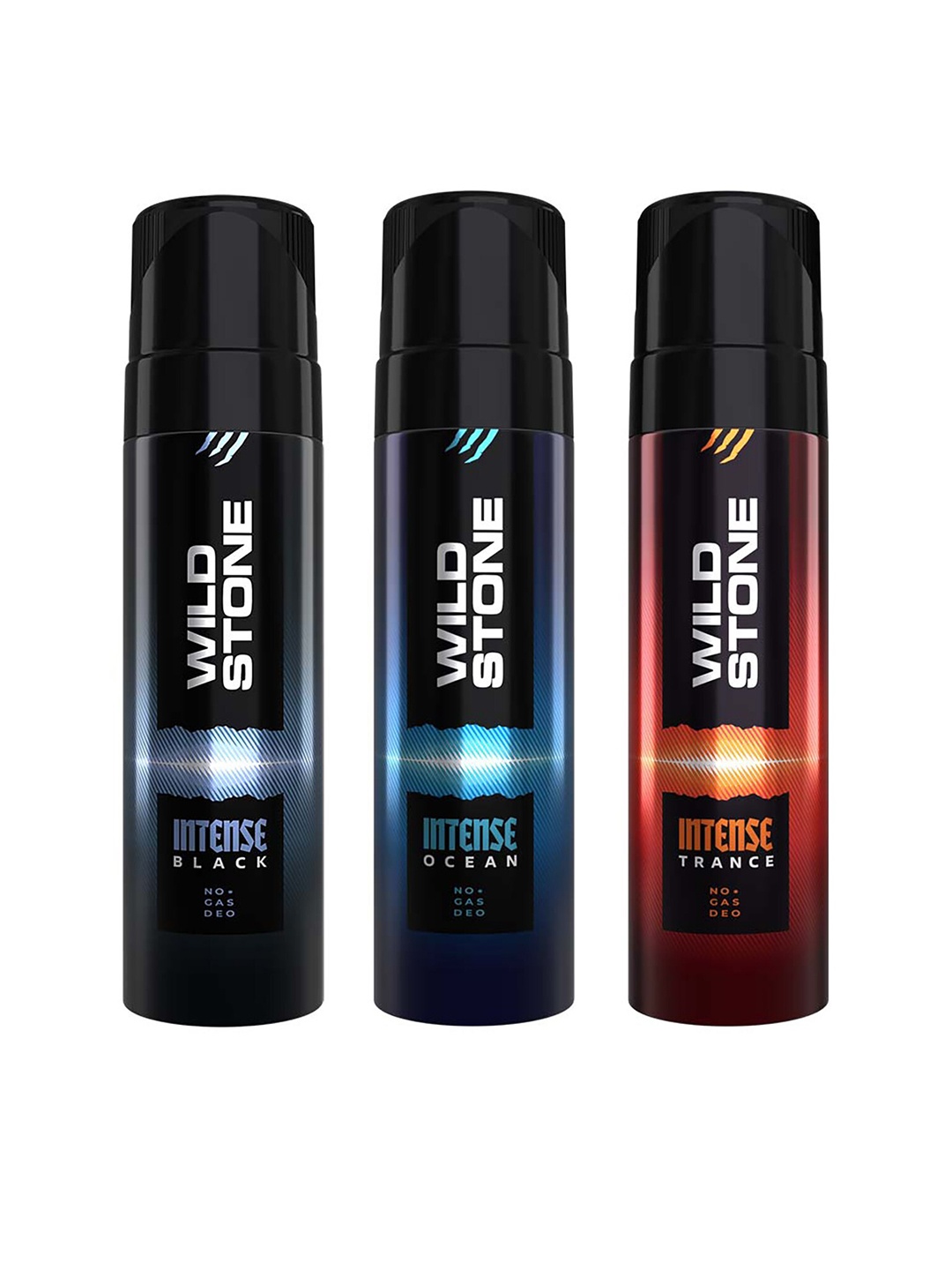 Wild stone Men Set Of 3 Intense Black Ocean & Trance No Gas Deodorant - 120ml each
Wild stone Men Set Of 3 Intense Black Ocean & Trance No Gas Deodorant - 120ml each