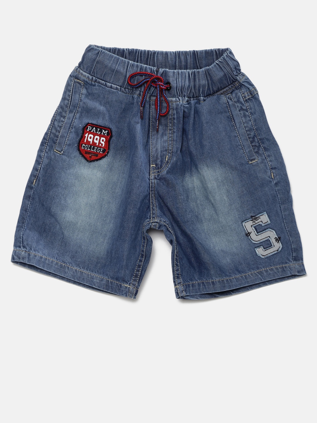 Gini and Jony Boys Blue Washed Denim Shorts