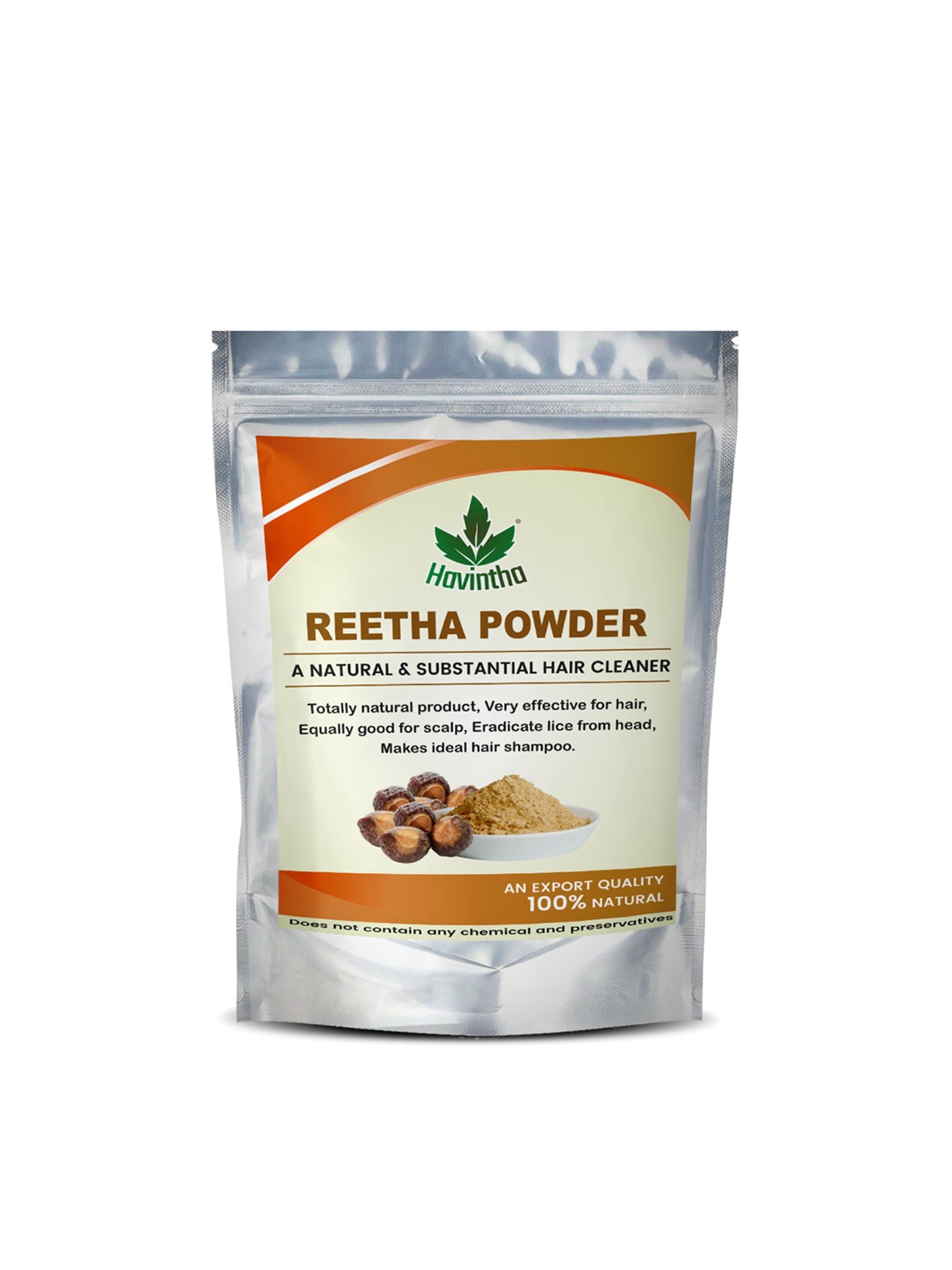 Havintha Natural Reetha Shampoo Powder For Hair Growth & Prevents Hair Fall - 227 Gm, Green
Havintha Natural Reetha Shampoo Powder For Hair Growth & Prevents Hair Fall - 227 Gm, Green