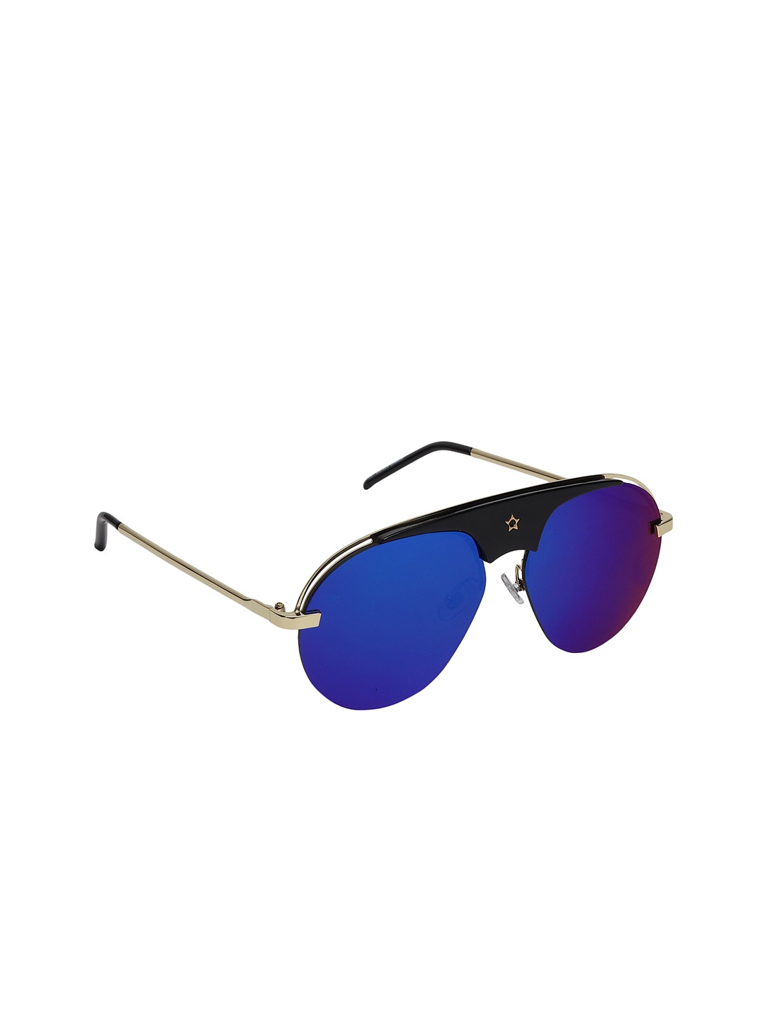 CELEBRITY SUNGLASSES Unisex Blue UV Protected Lens & Gold-Toned Aviator Sunglasses CL-J
CELEBRITY SUNGLASSES Unisex Blue UV Protected Lens & Gold-Toned Aviator Sunglasses CL-J