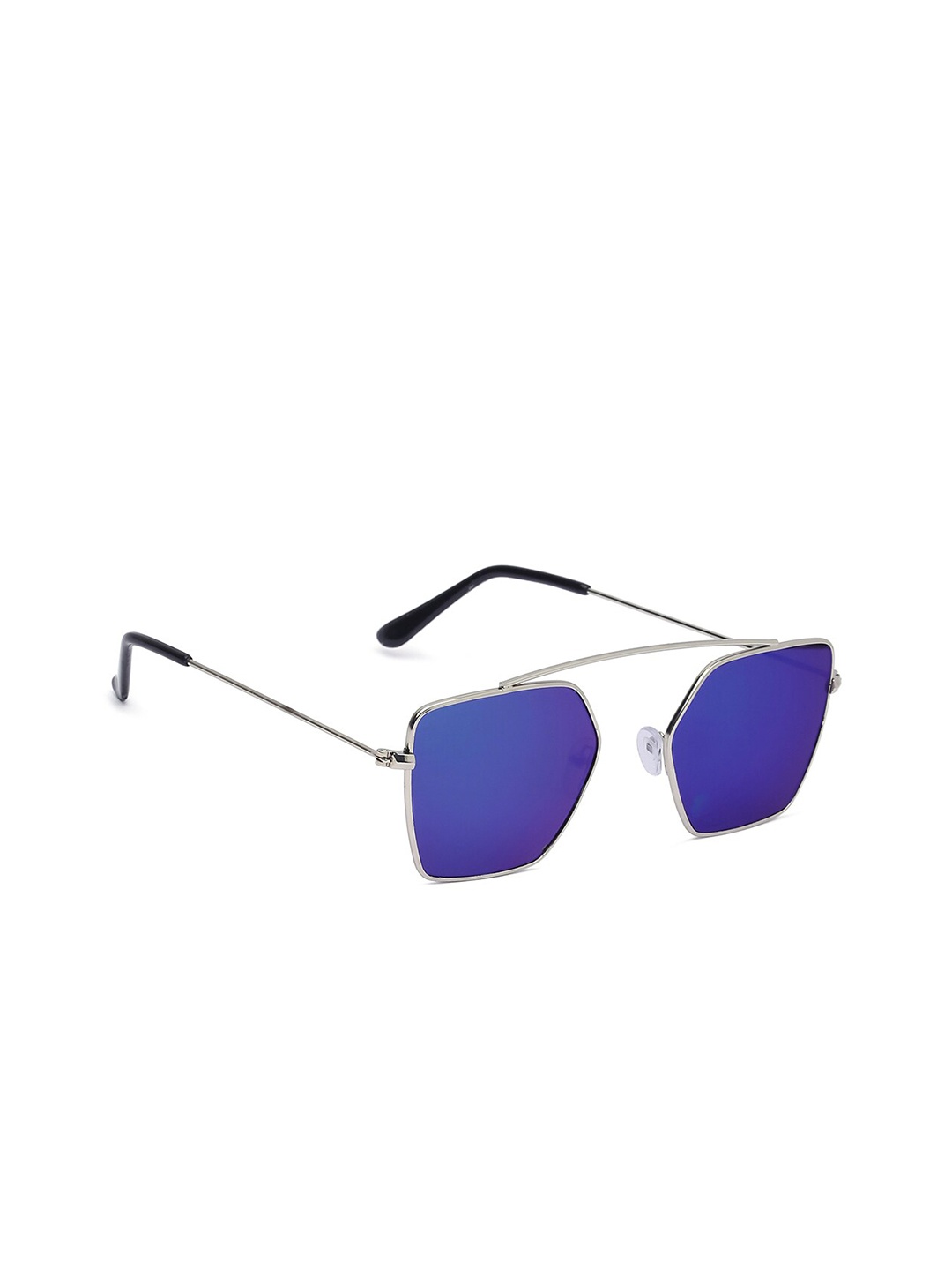 Swiss Design Unisex Mirrored Lens & Silver-Toned Sunglasses UV Lens SDSG21-2255702, Blue
Swiss Design Unisex Mirrored Lens & Silver-Toned Sunglasses UV Lens SDSG21-2255702, Blue