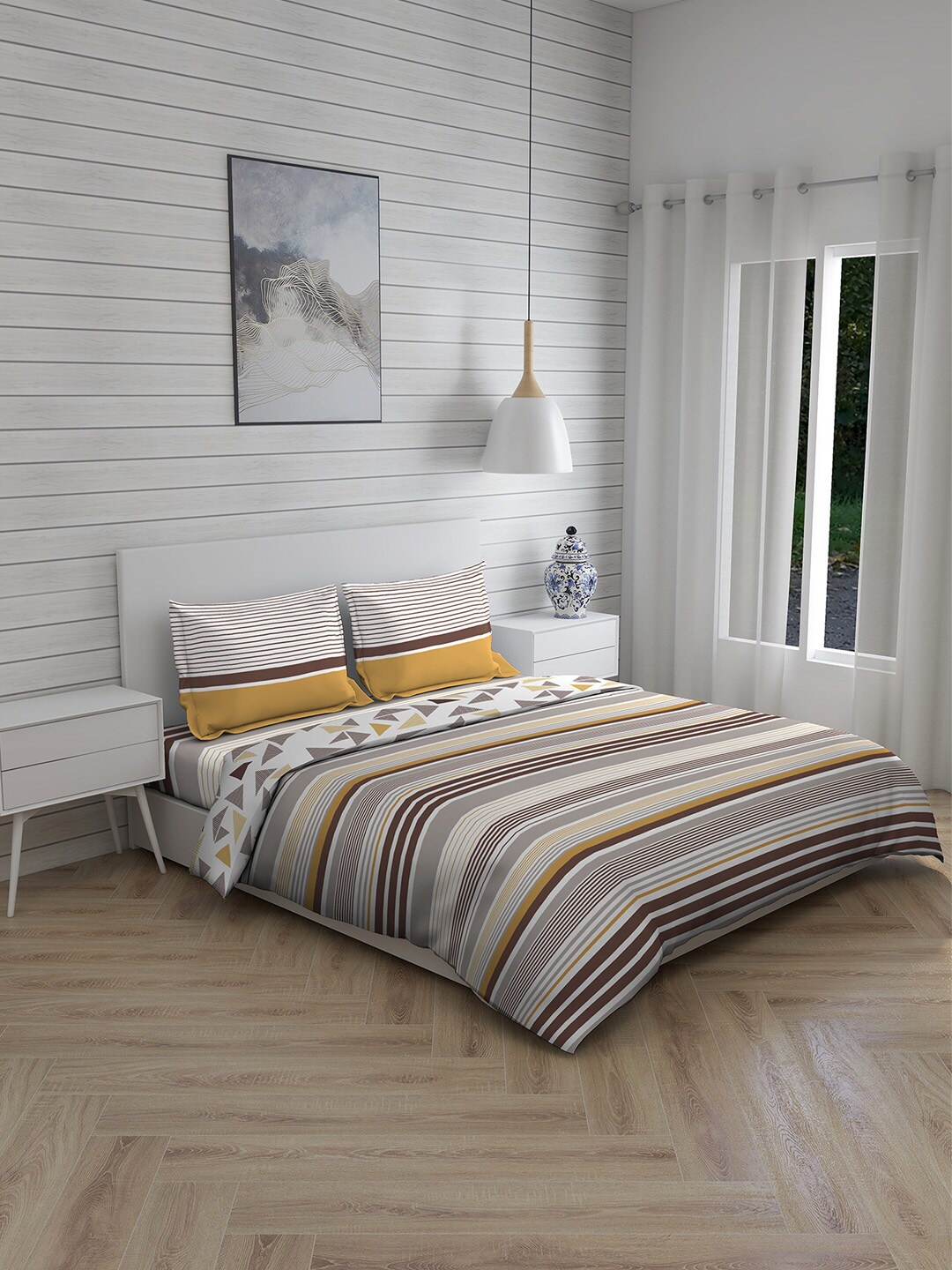 Boutique Living India Pink Cotton 1 Queen Bedsheet with 2 Pillow Covers & 1 Comforter
Boutique Living India Pink Cotton 1 Queen Bedsheet with 2 Pillow Covers & 1 Comforter