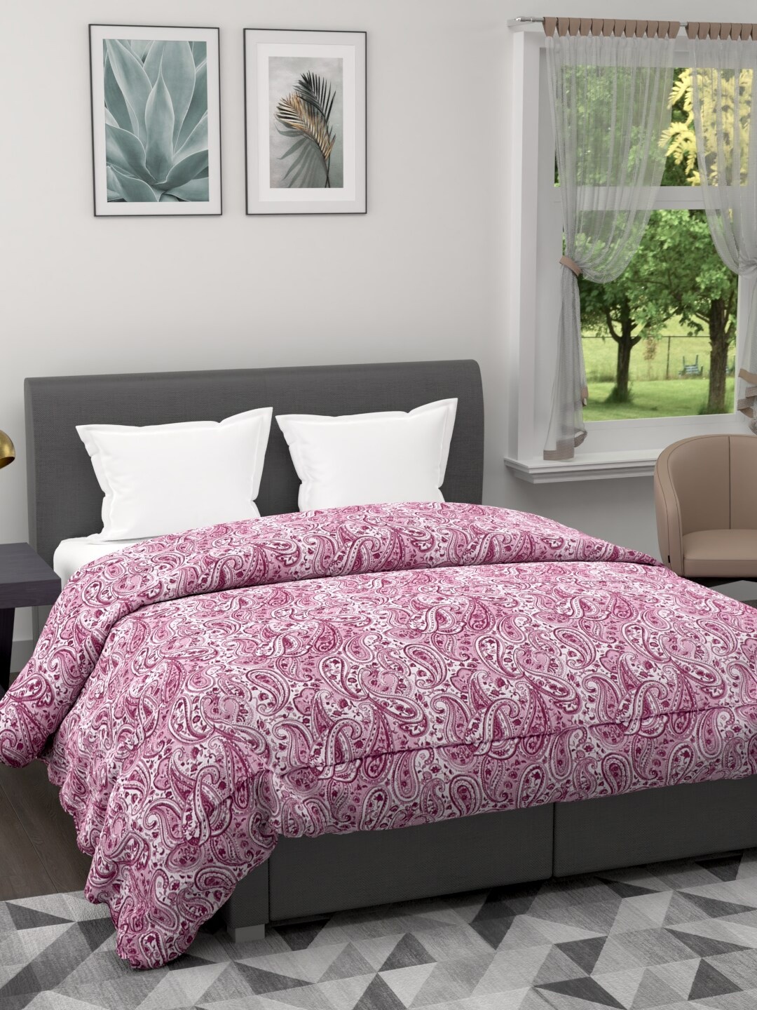A Homes Grace Purple & White Floral Microfiber Heavy Winter 600 GSM Double Bed Quilt
A Homes Grace Purple & White Floral Microfiber Heavy Winter 600 GSM Double Bed Quilt