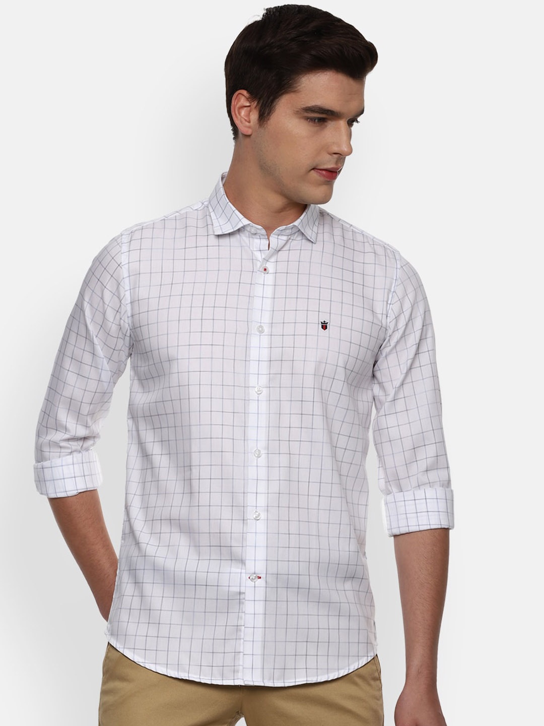 Louis Philippe Sport Men White Pure Cotton Slim Fit Grid Tattersall Checked Casual Shirt
Louis Philippe Sport Men White Pure Cotton Slim Fit Grid Tattersall Checked Casual Shirt