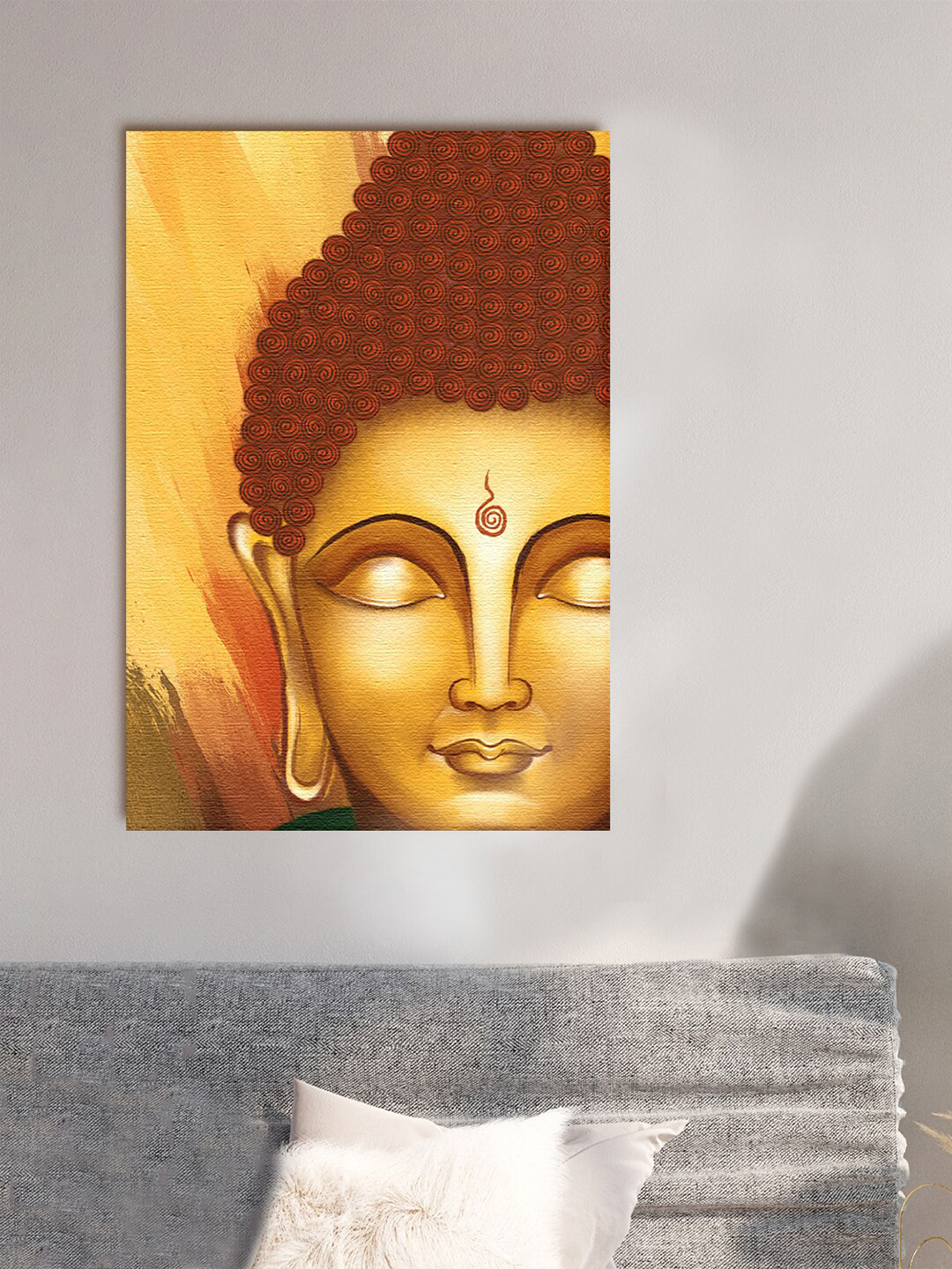 eCraftIndia Gold & Brown Calm Gautam Buddha Original Design Canvas Printed Wall Art
eCraftIndia Gold & Brown Calm Gautam Buddha Original Design Canvas Printed Wall Art