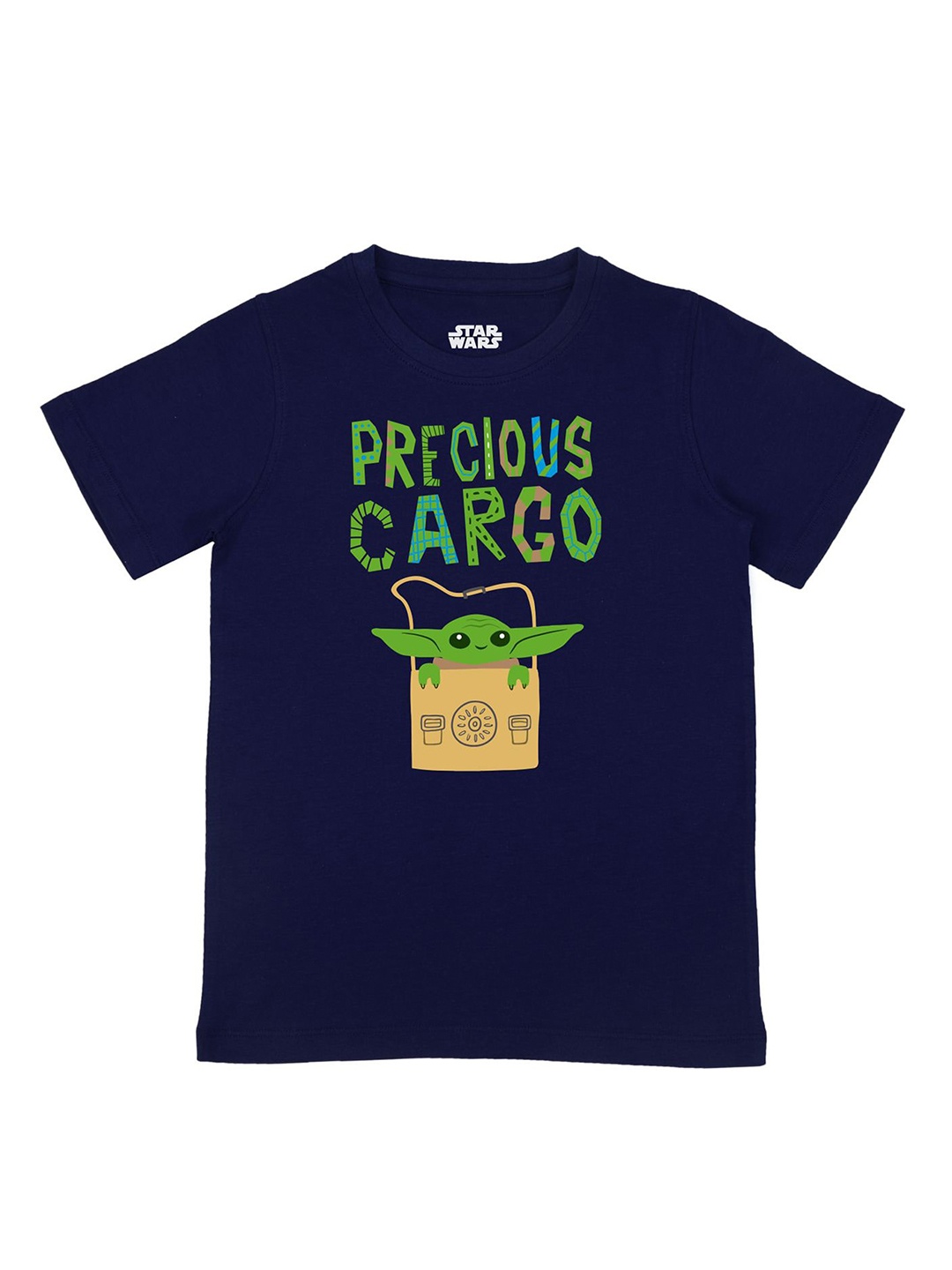 Star Wars by Wear Your Mind Boys Navy Blue & Green Star Wars Printed Pure Cotton T-shirt
Star Wars by Wear Your Mind Boys Navy Blue & Green Star Wars Printed Pure Cotton T-shirt