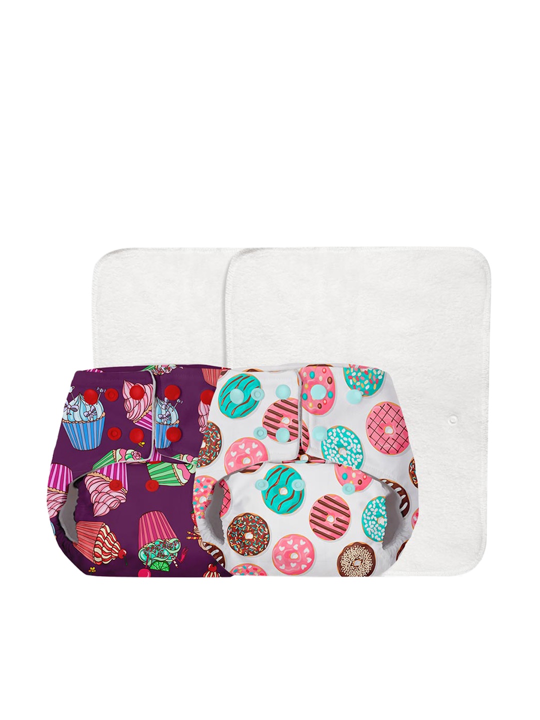 BASIC by SuperBottoms Infant Kids Pack Of 2 Printed Sustainable Reusable Diapers, White
BASIC by SuperBottoms Infant Kids Pack Of 2 Printed Sustainable Reusable Diapers, White